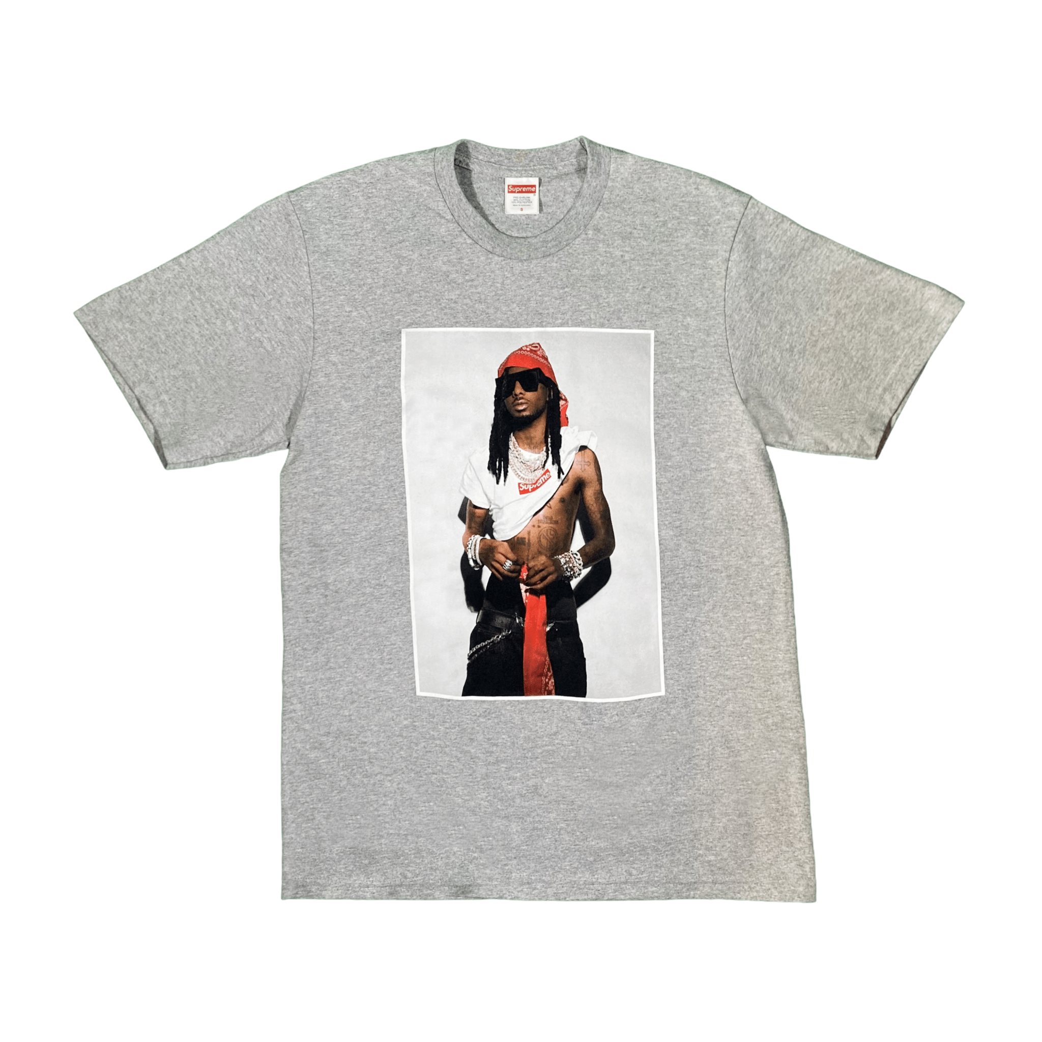 Supreme Playboi Carti Photo Tee Grey - CSUPP6447 - Coziness