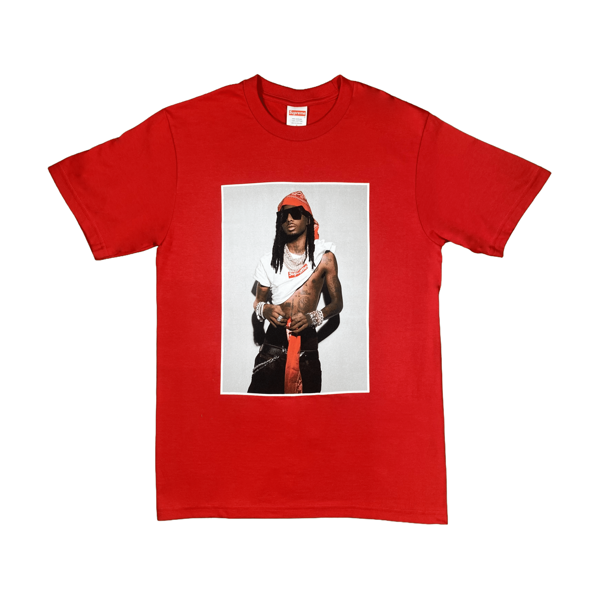 Supreme Playboi Carti Photo Tee Red - CSUPP6457 - Coziness