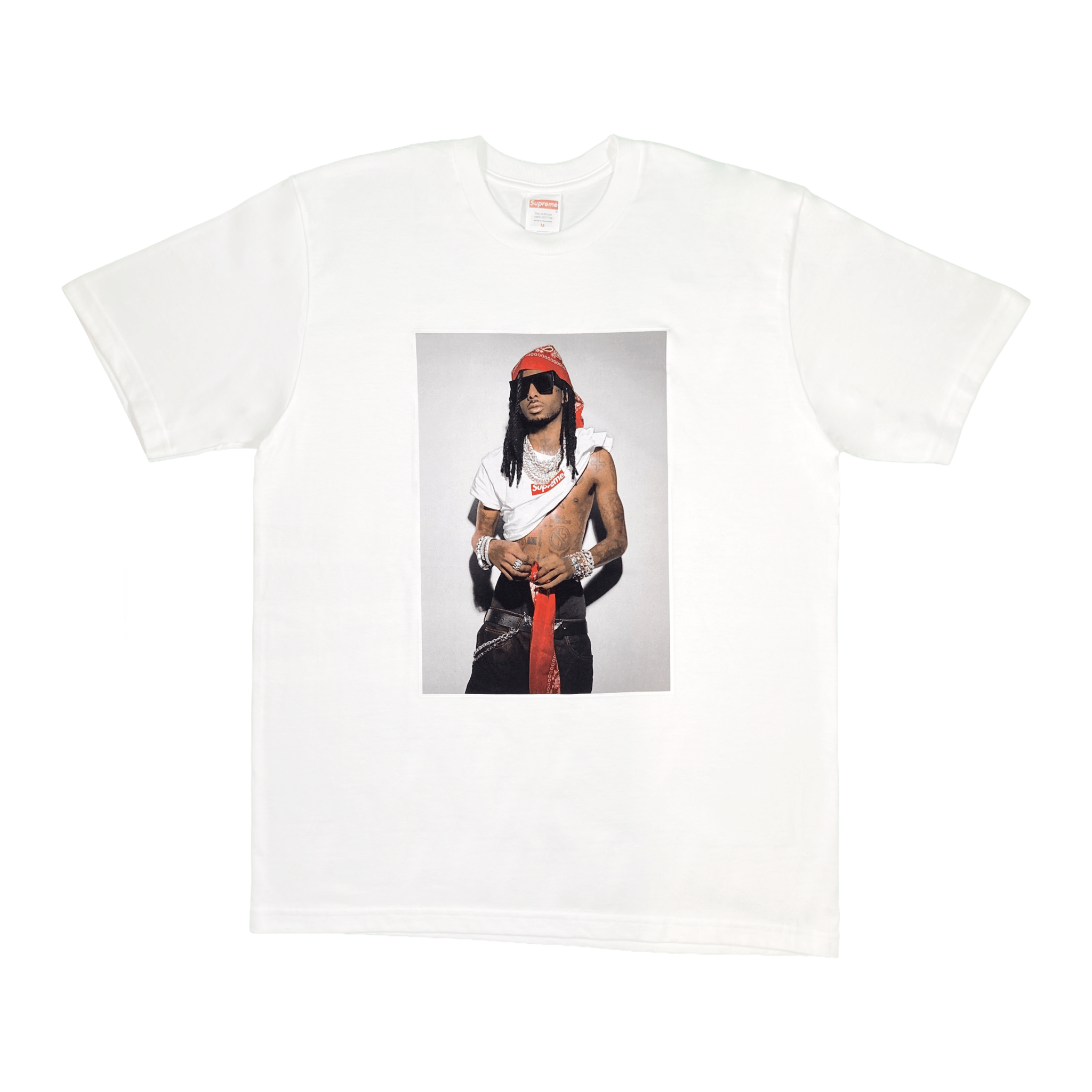 Supreme Playboi Carti Photo Tee White - CSUPP6462 - Coziness