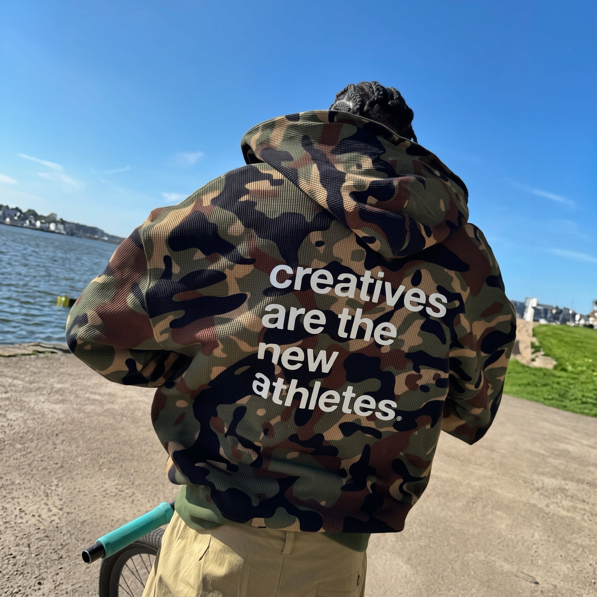 The New Originals Catna Zip Up Hoodie Camo Print - CTHEN12879 - Coziness