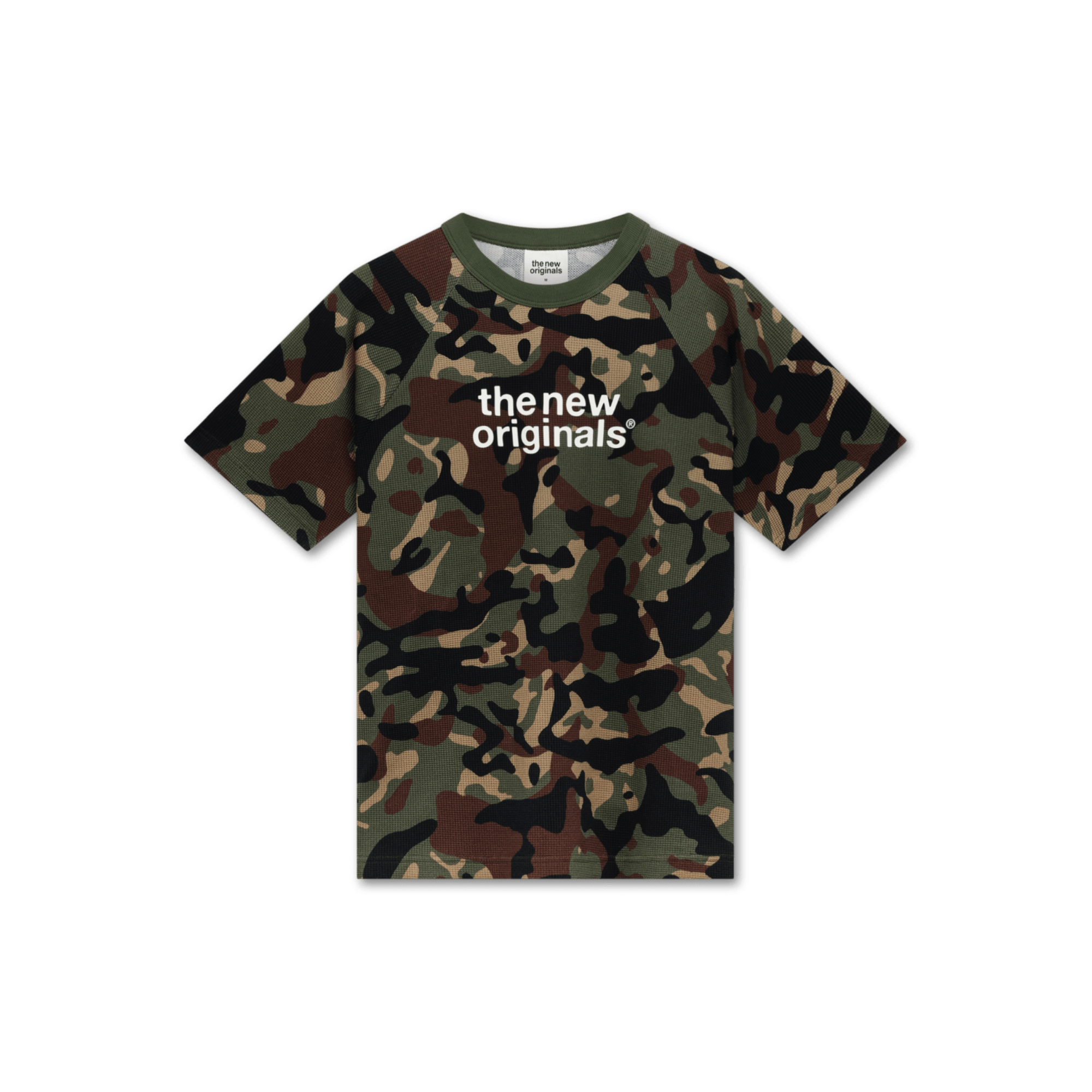 The New Originals Emblem Camo Waffle Tee Camo Print - CTHEN12886 - Coziness