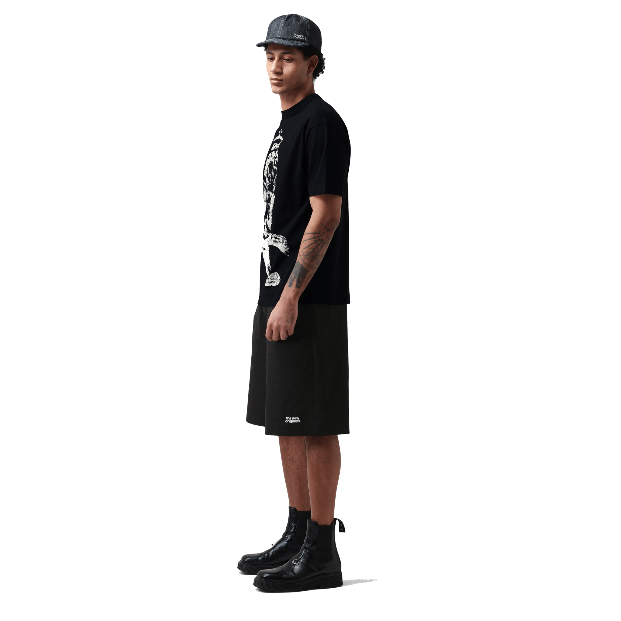 The New Originals Emblem Shorts Black - CTHEN10285 - Coziness
