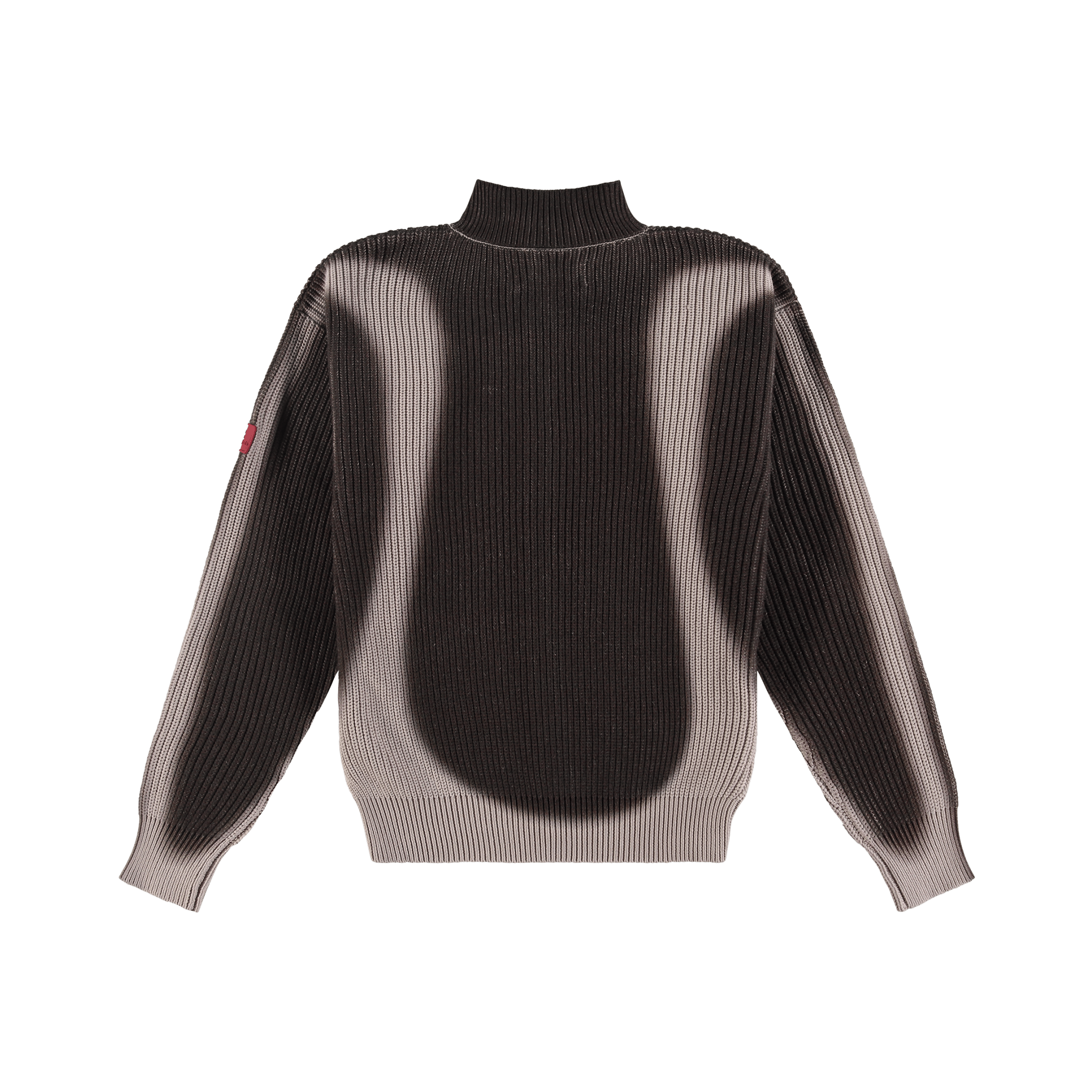 The New Originals Fisherman Curve Zip Up Sweater Brown Beige - CTHEN6367 - Coziness