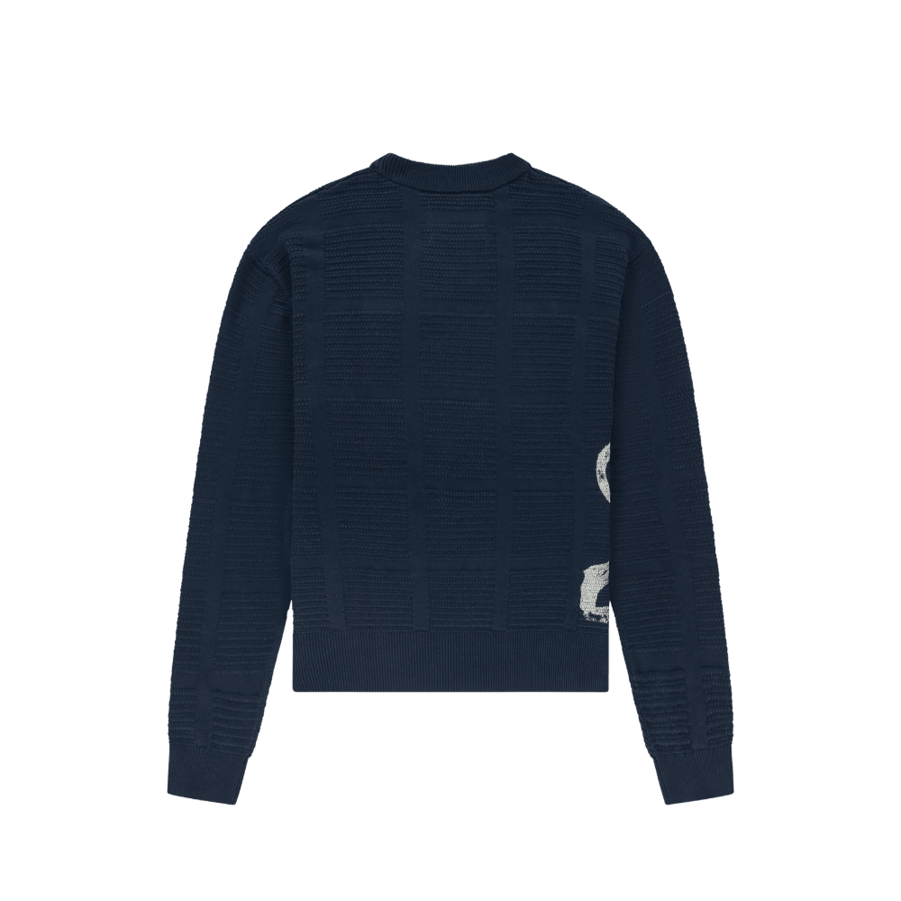The New Originals LION KNIT CREWNECK NAVY - CTHEN8729 - Coziness