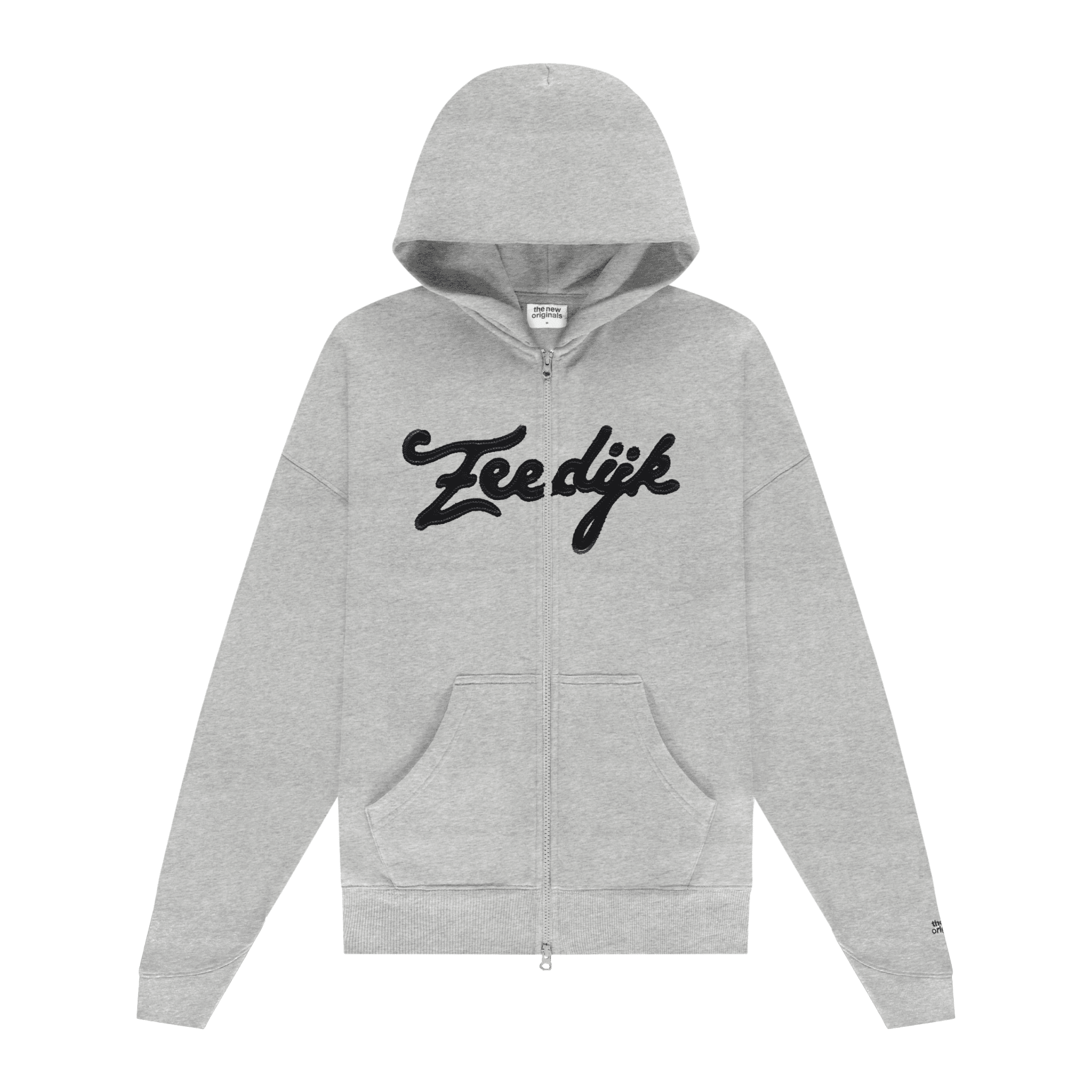 The New Originals Zeedijk Zip Up Hoodie Grey - CTHEN8098 - Coziness