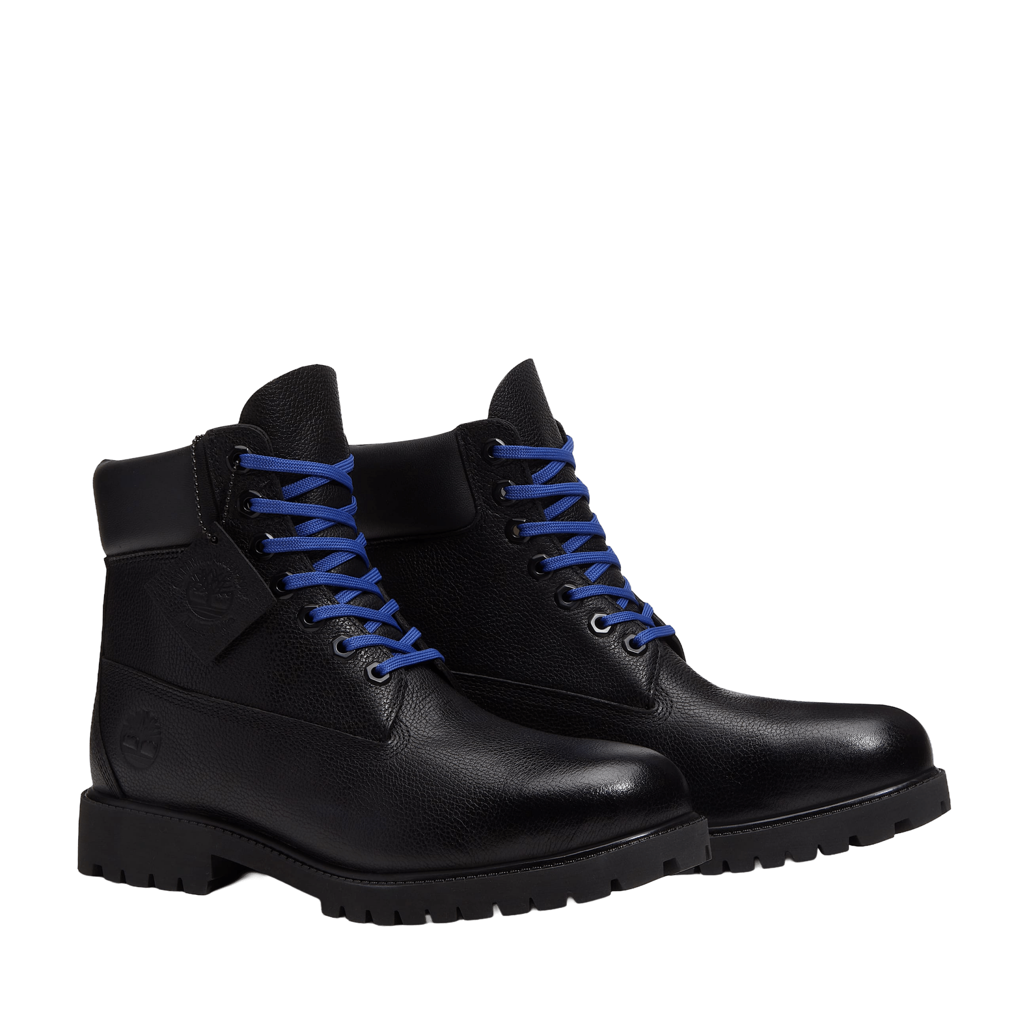 Timberland Heritage 6 Inch Lace Up Waterproof Boot Black Blue Mens - CTIMH12854 - Coziness