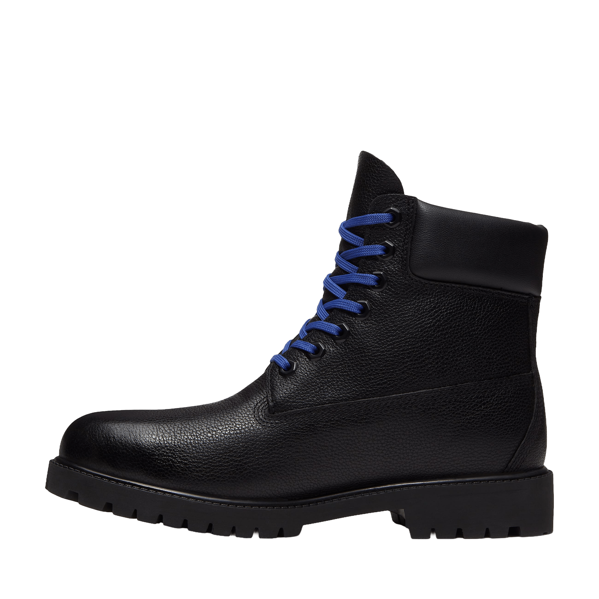 Timberland Heritage 6 Inch Lace Up Waterproof Boot Black Blue Mens - CTIMH12854 - Coziness