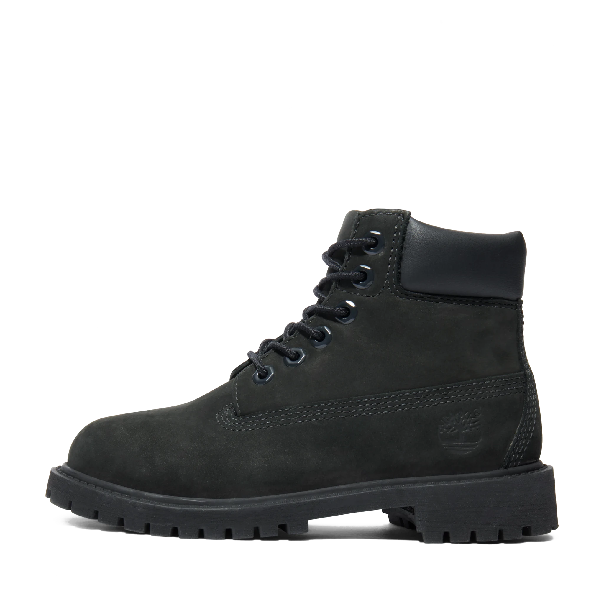 Timberland Premium 6 Inch Lace Up Waterproof Boot Black Kids - CTIMP8895 - Coziness