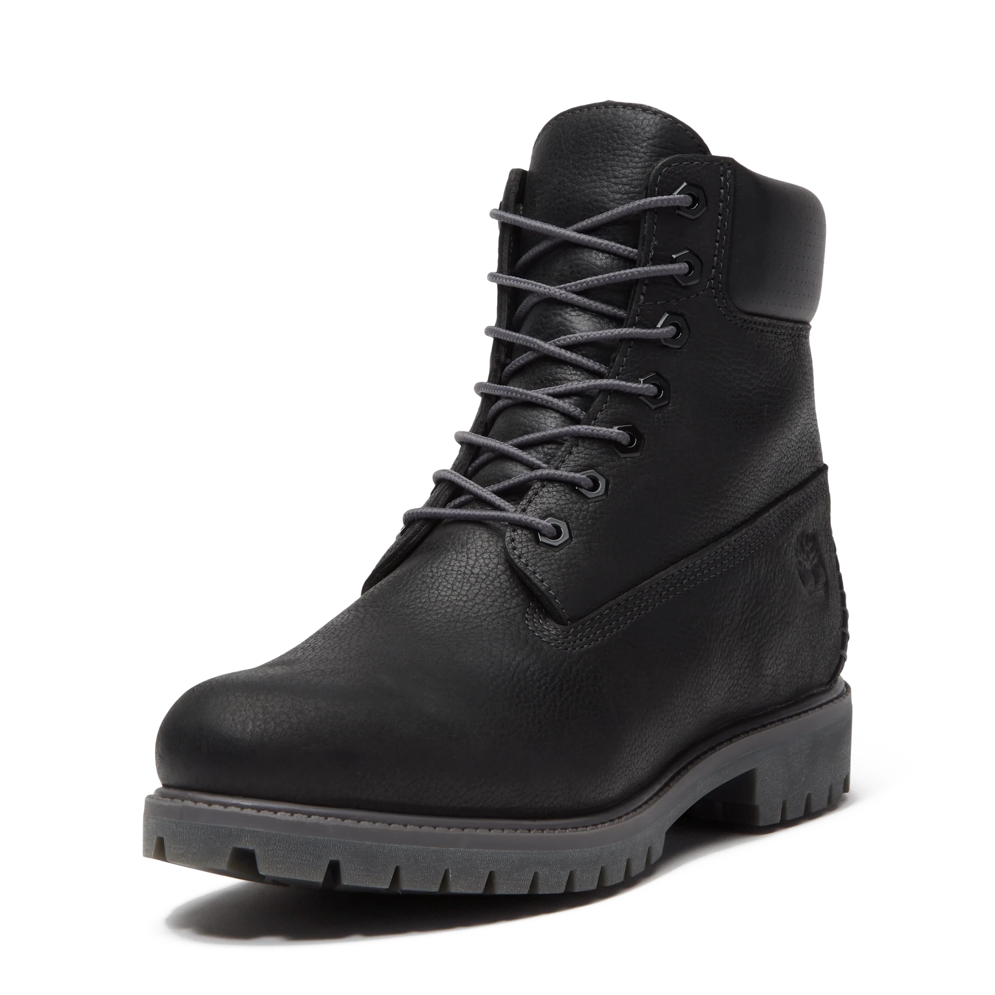 Timberland Premium 6 Inch Lace Up Waterproof Boot Black Leather Mens - CTIMP8970 - Coziness