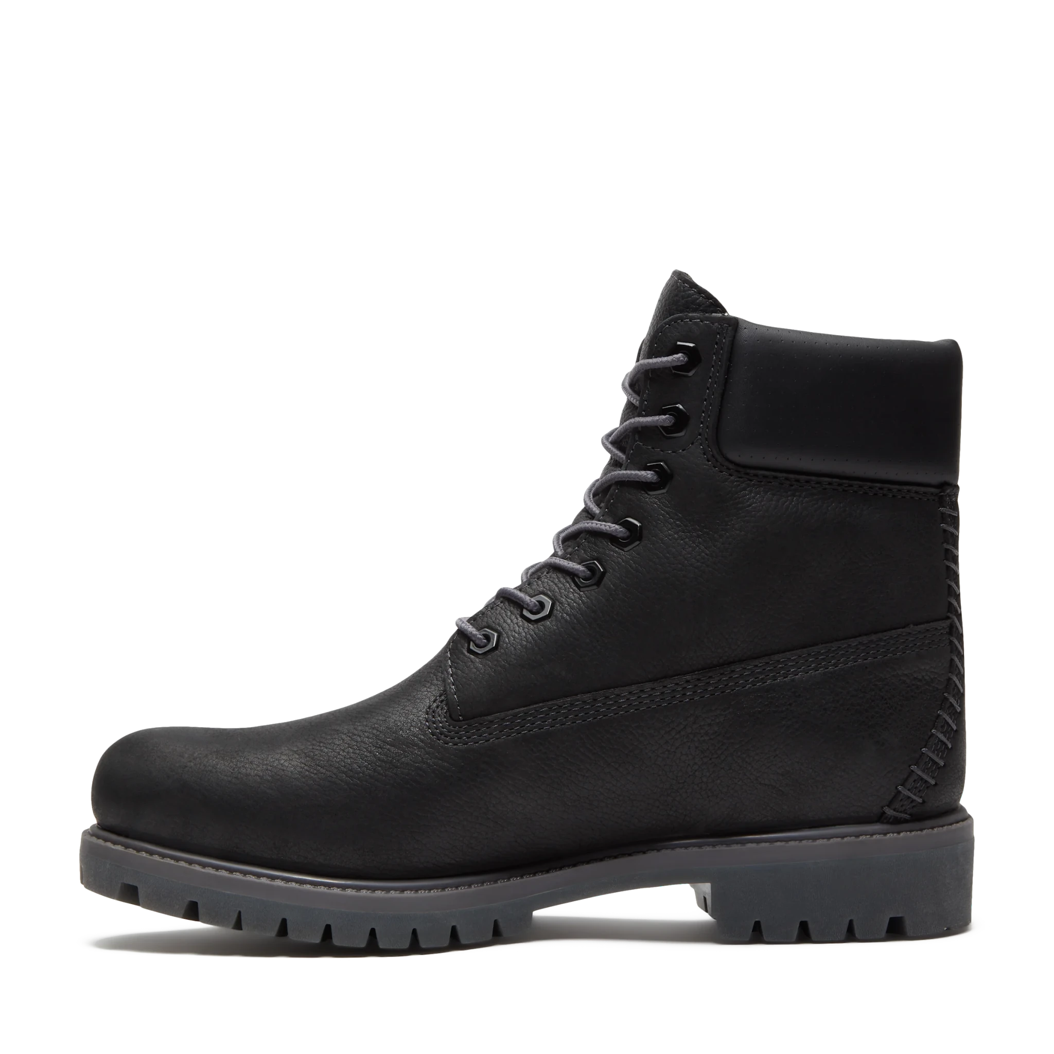 Timberland Premium 6 Inch Lace Up Waterproof Boot Black Leather Mens - CTIMP8970 - Coziness