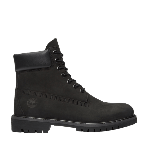 Timberland Premium 6 Inch Lace Up Waterproof Boot Black Leather Mens - CTIMP8970 - Coziness
