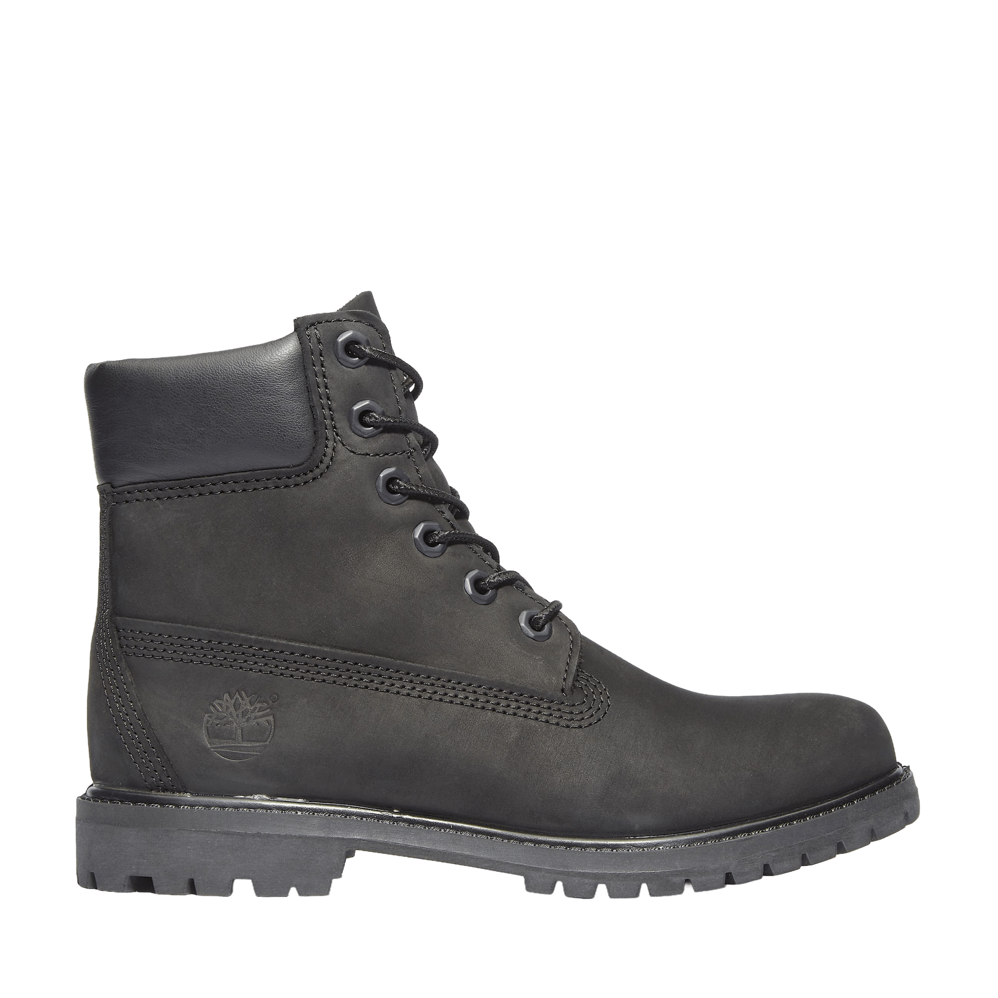 Timberland Premium 6 Inch Lace Up Waterproof Boot Black Leather Wmns - CTIMP9018 - Coziness