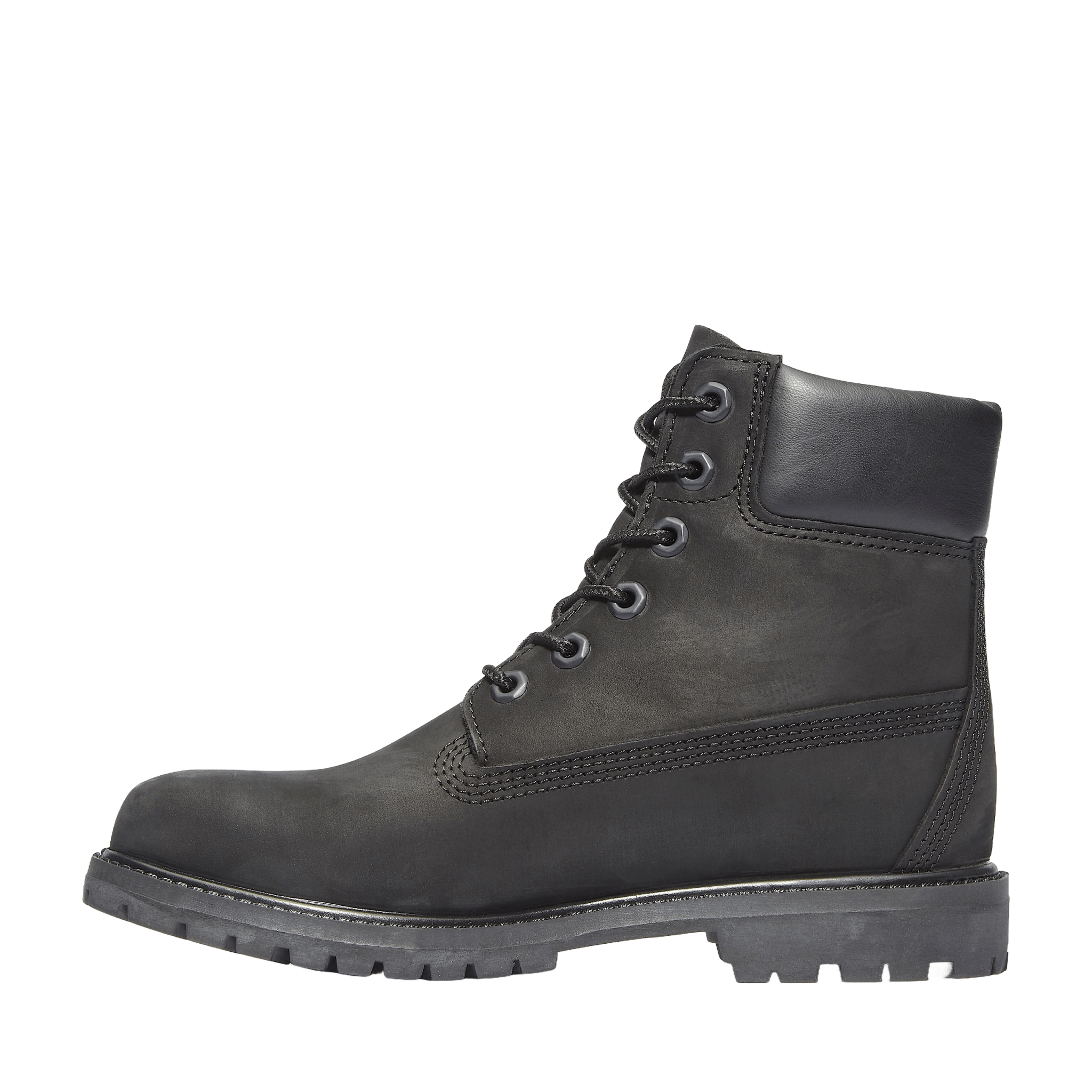 Timberland Premium 6 Inch Lace Up Waterproof Boot Black Leather Wmns - CTIMP9018 - Coziness