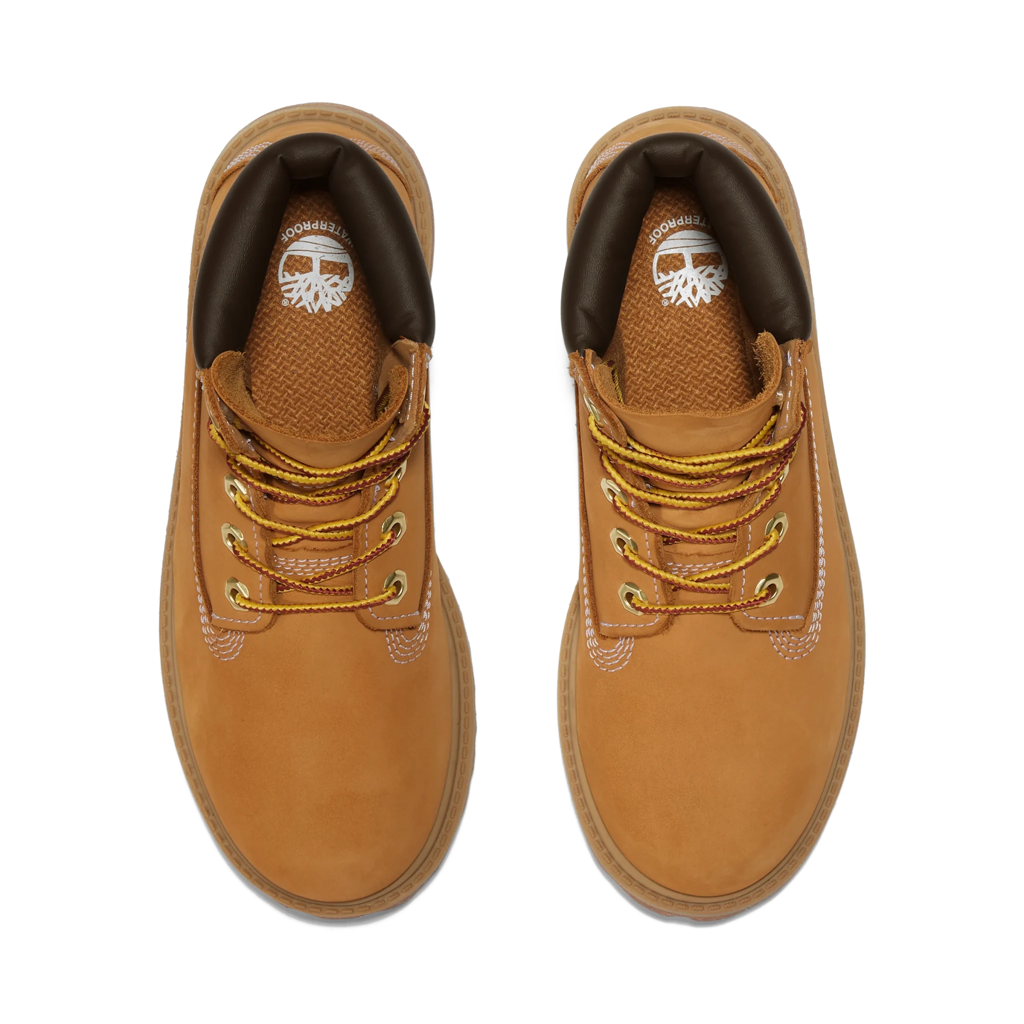 Timberland Premium 6 Inch Lace Up Waterproof Boot Wheat GS - CTIMP8959 - Coziness