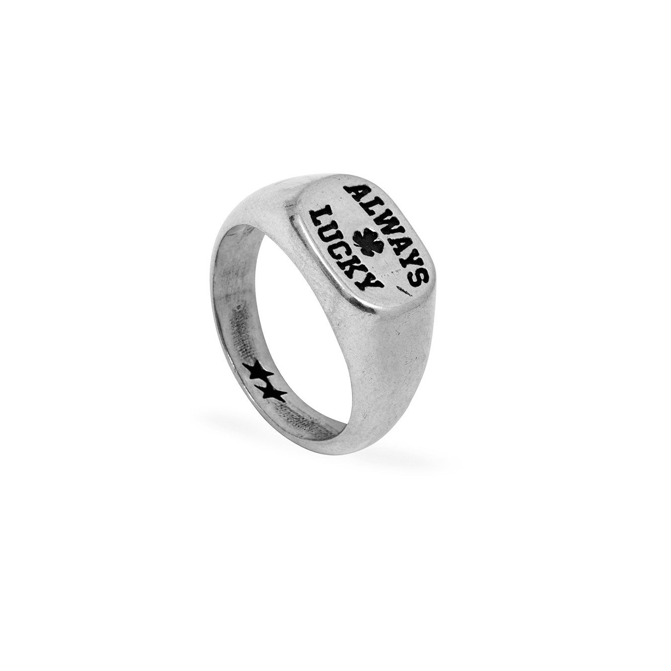 Twojeys Always lucky Signet Silver - CTWOA11015 - Coziness