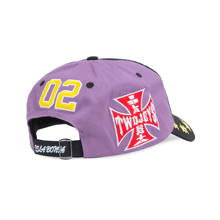 Twojeys Embroidered Purple Dad Cap - CTWOE7860 - Coziness