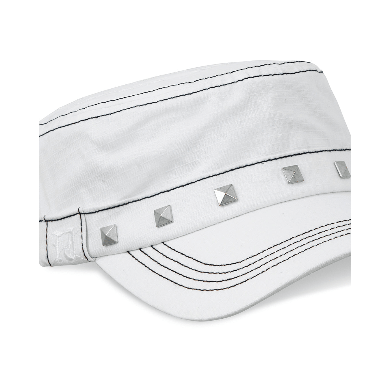 Twojeys Studded Guerrilla Cap White - CTWOS11025 - Coziness