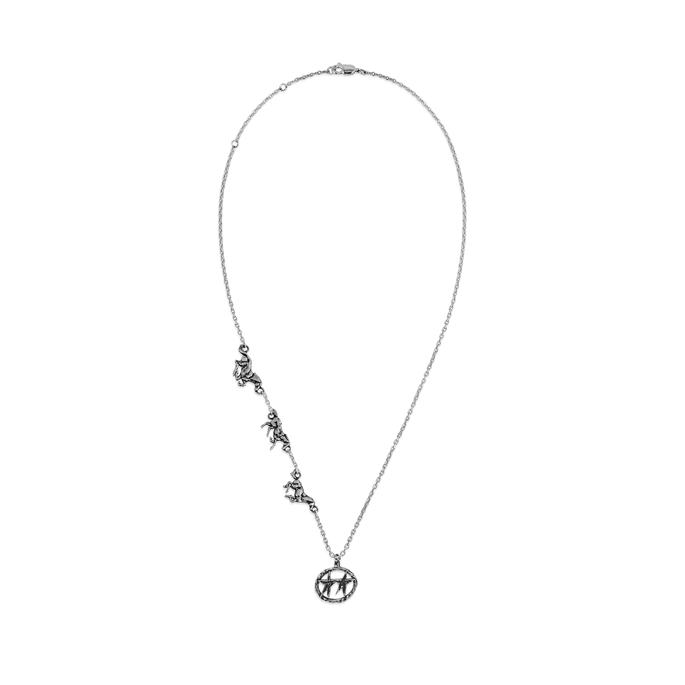 Twojeys Superstar Three Horse Necklace - CTWOS5771 - Coziness