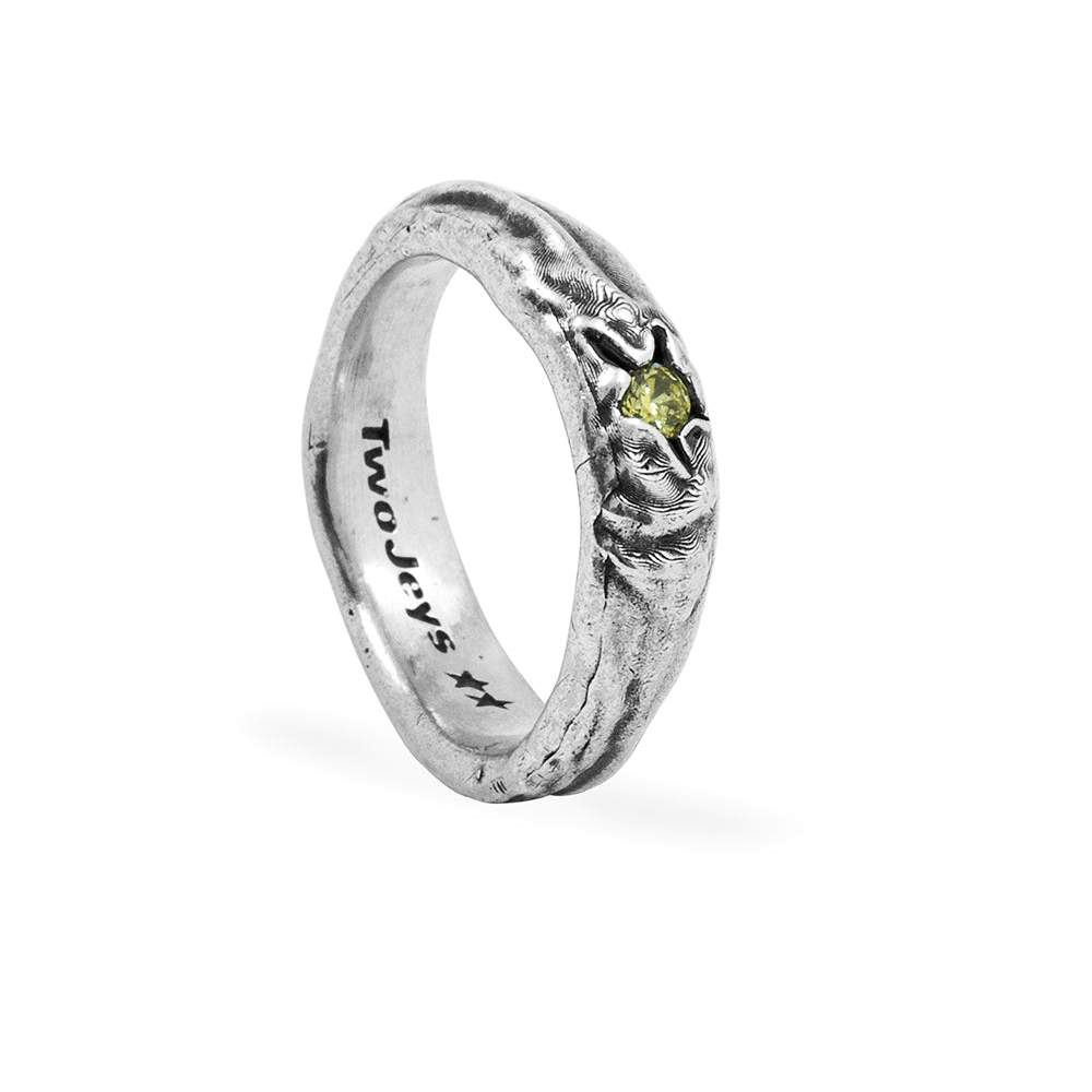 Twojeys Yellow Stone Ring - CTWOY7864 - Coziness