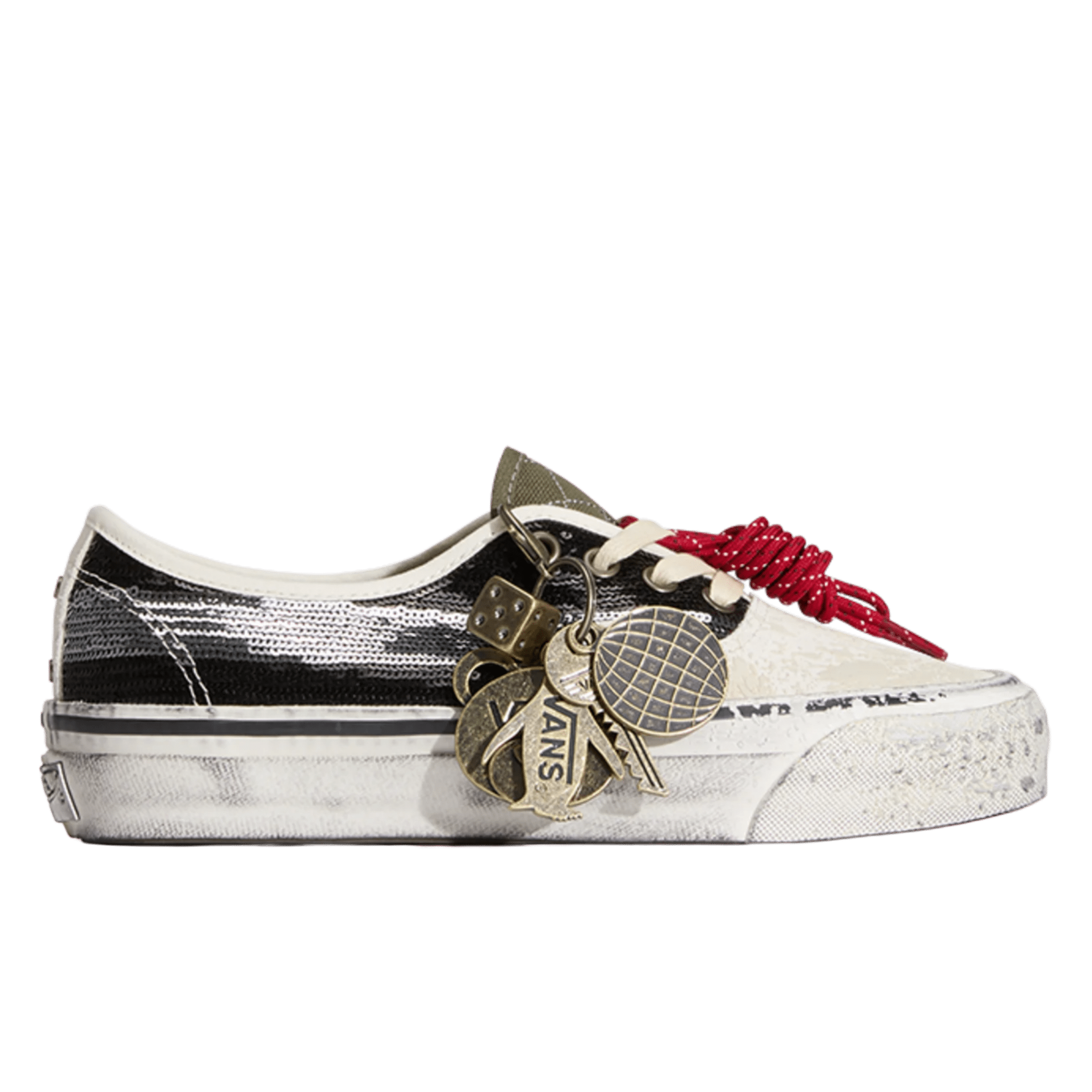 Vans LX Authentic 44 Charms Black White - CVANL10553 - Coziness