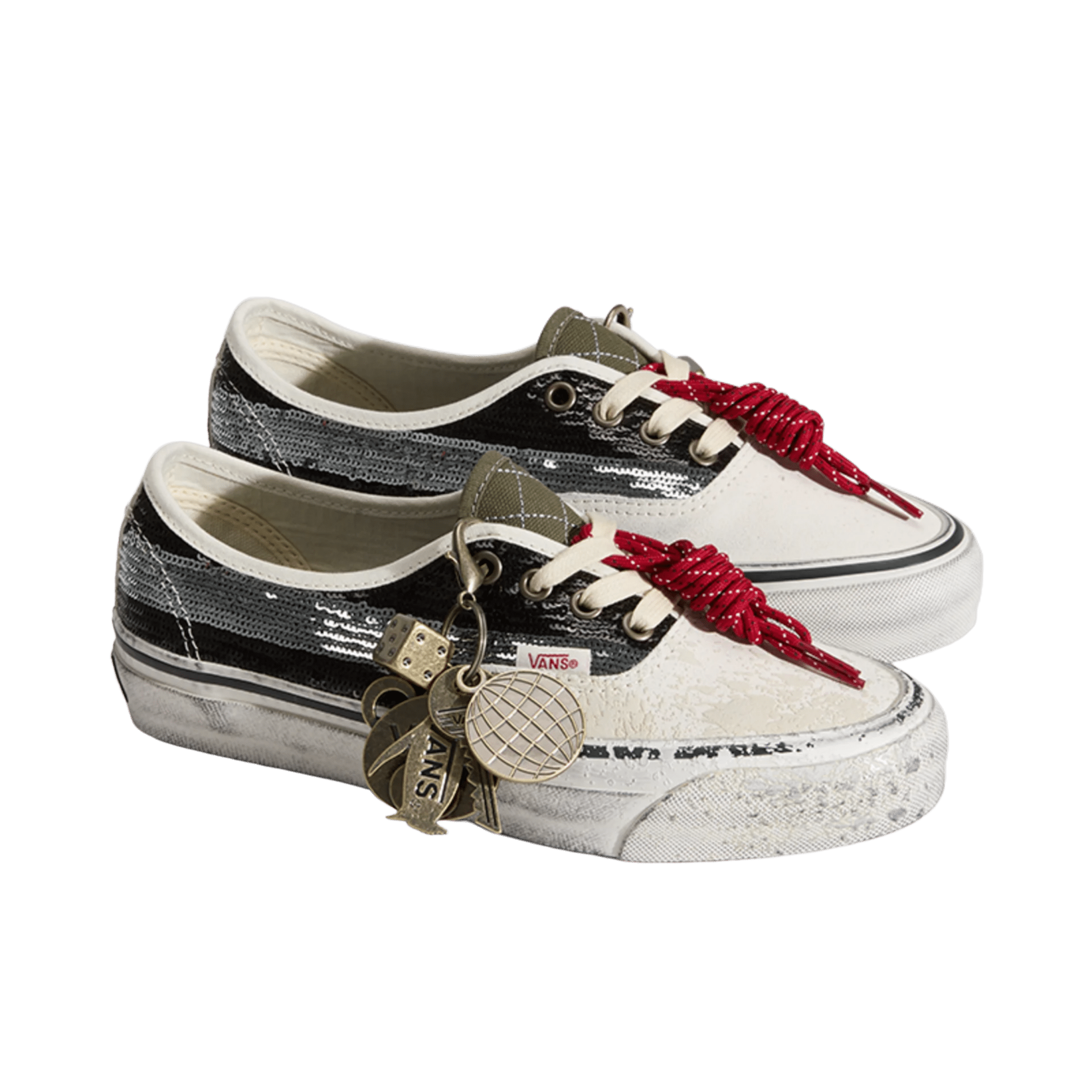 Vans LX Authentic 44 Charms Black White - CVANL10553 - Coziness
