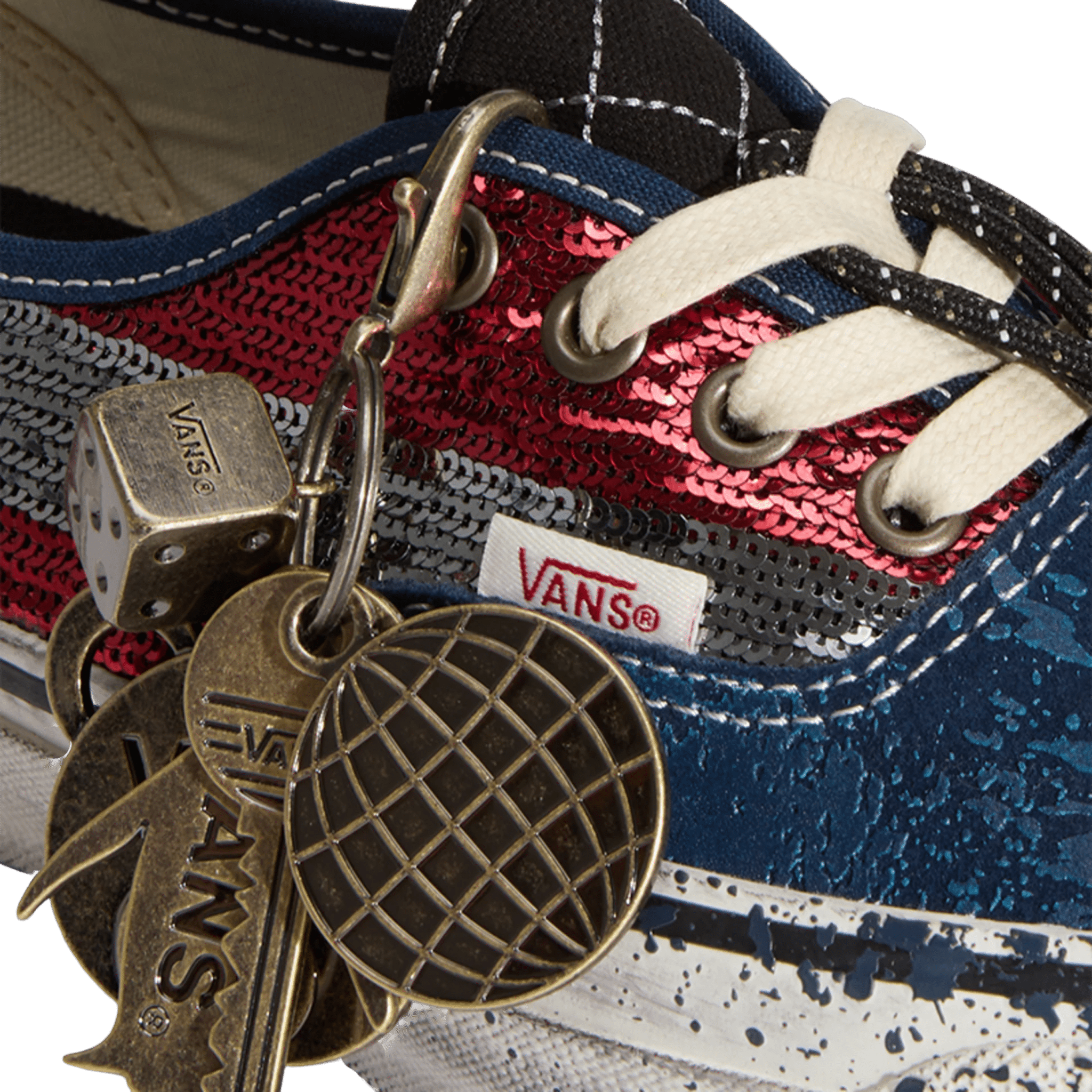 Vans LX Authentic 44 Charms Red Navy - CVANL10527 - Coziness