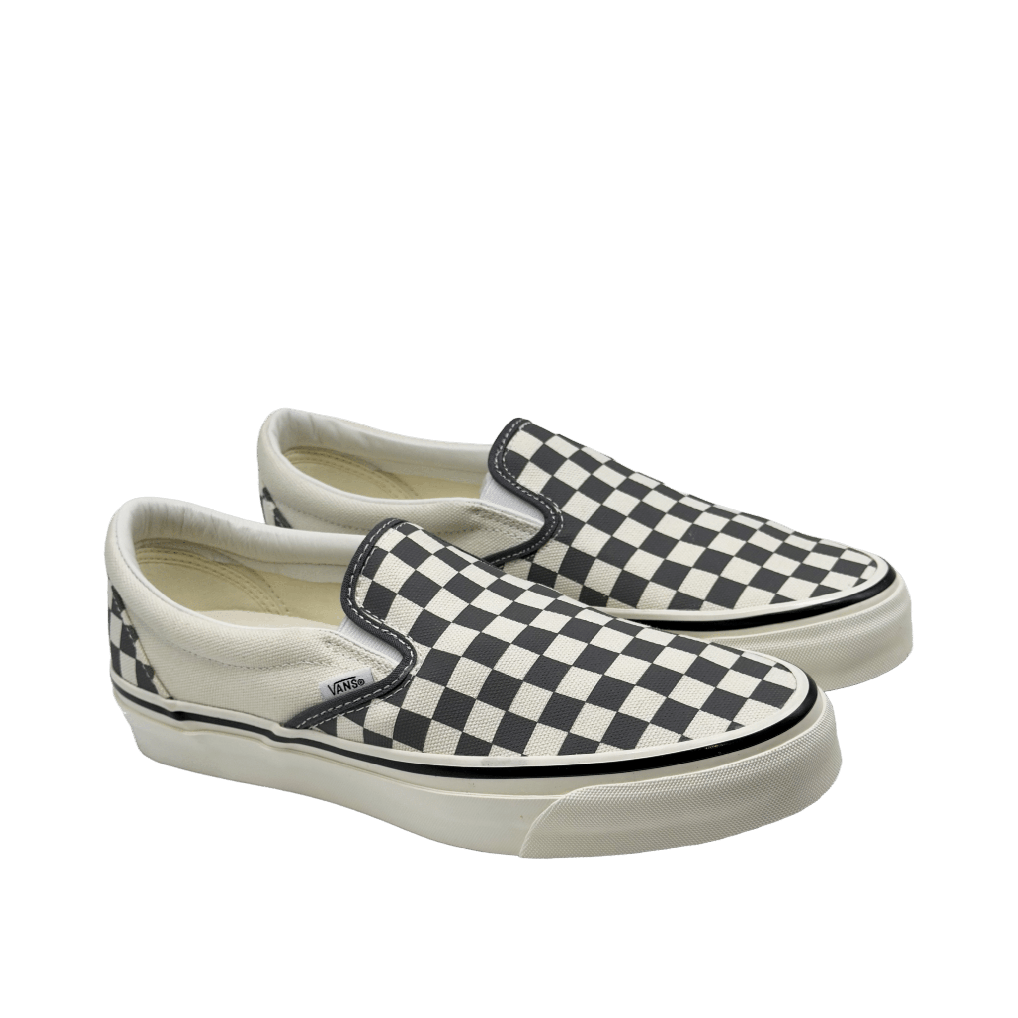 Vans LX Classic Slip-On 98 Checkerboard Pewter Black - CVANL11554 - Coziness