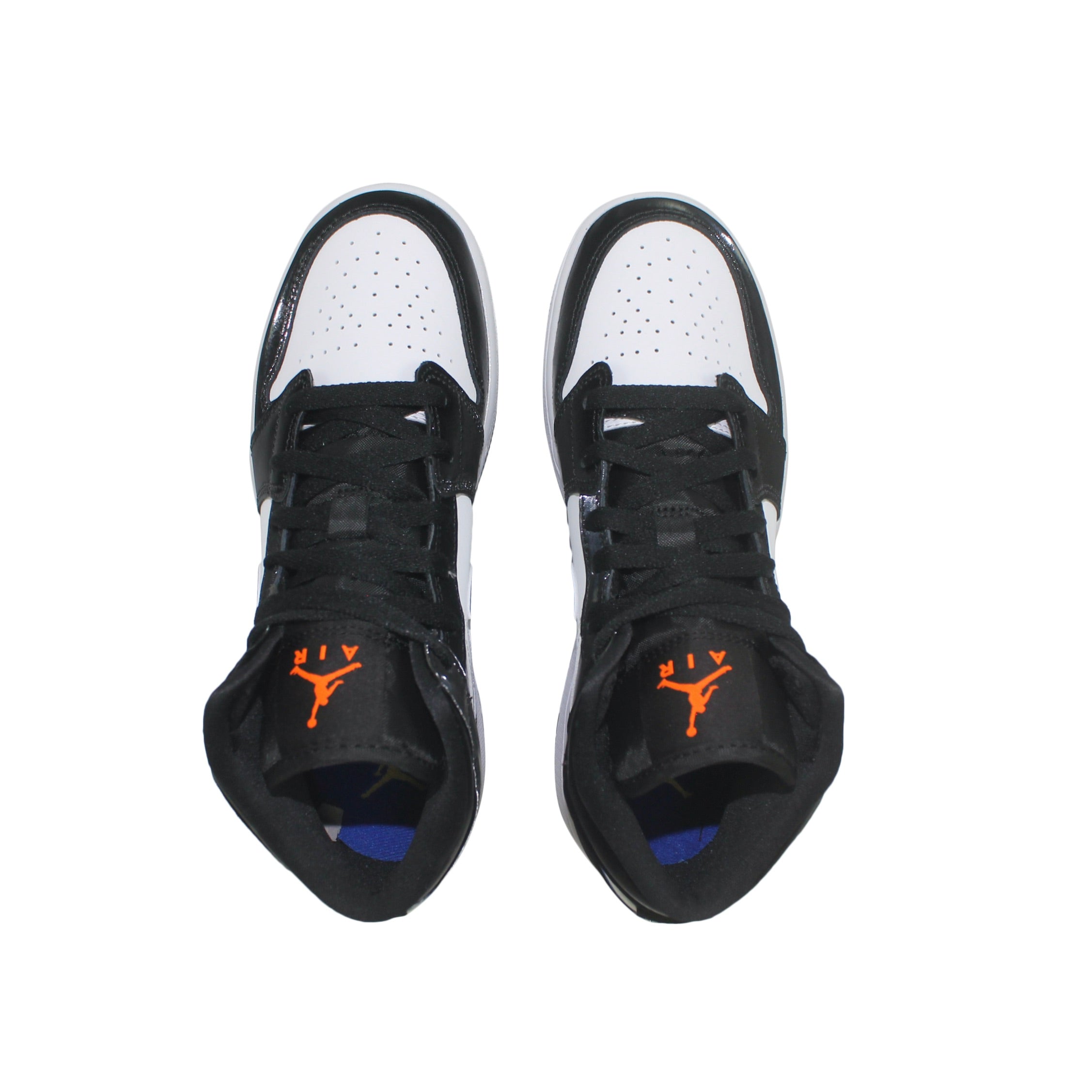 Nike Air Jordan 1 Mid Schwarz Racer Blau GS