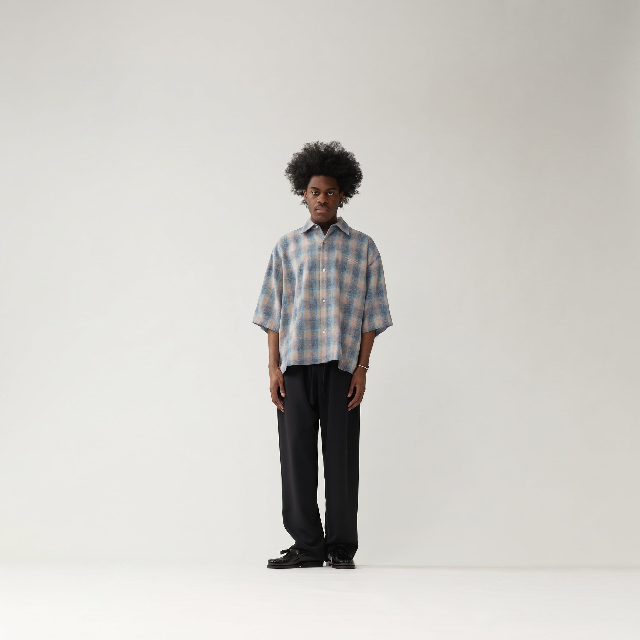 New Amsterdam Flanel Short Sleeve Button-Up Multicolour