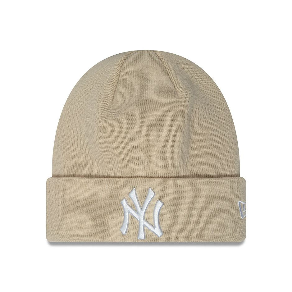 New Era New York Yankees Essential Strickmütze Beige