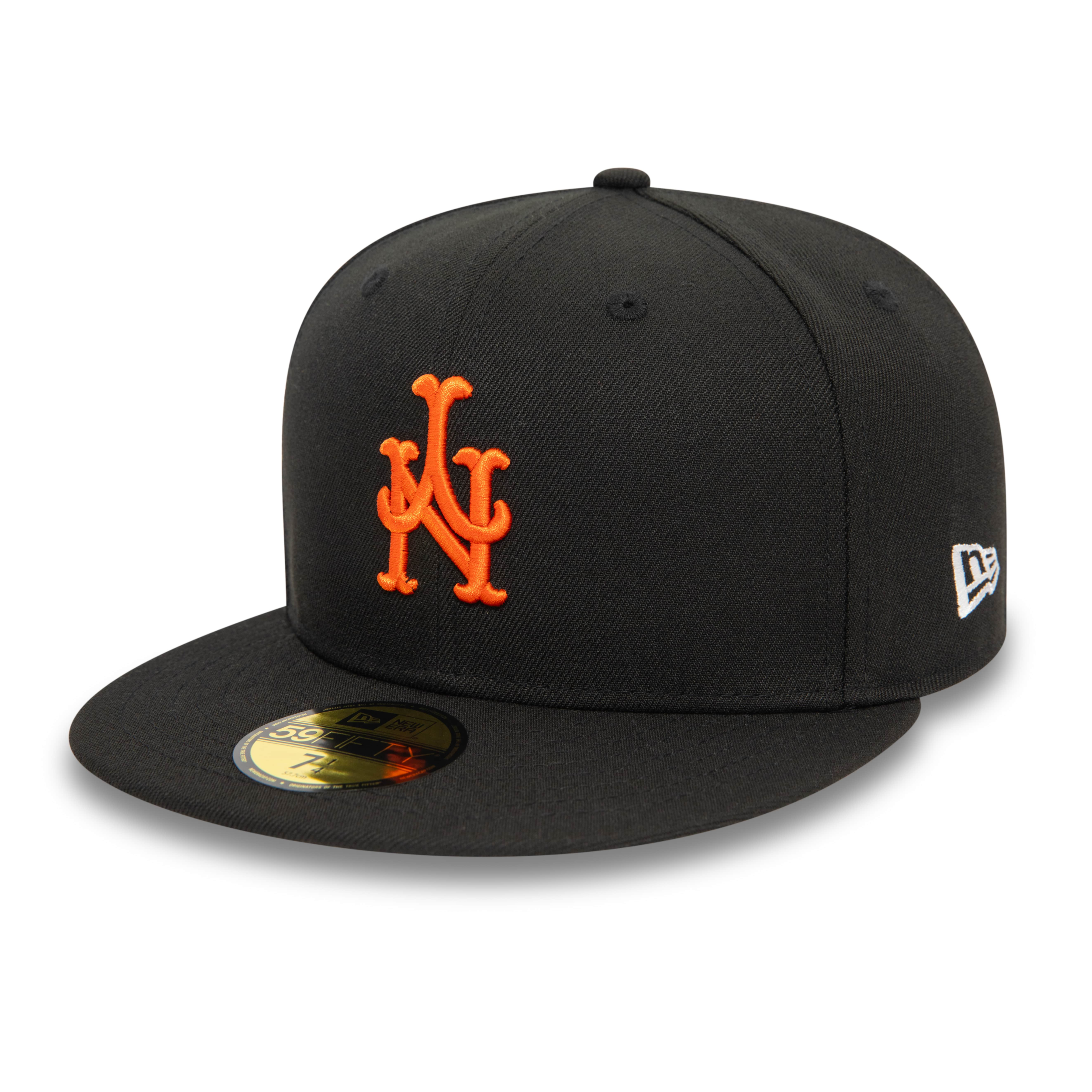 New Era NY Mets Upside down 59FIFTY Fitted Cap Schwarz