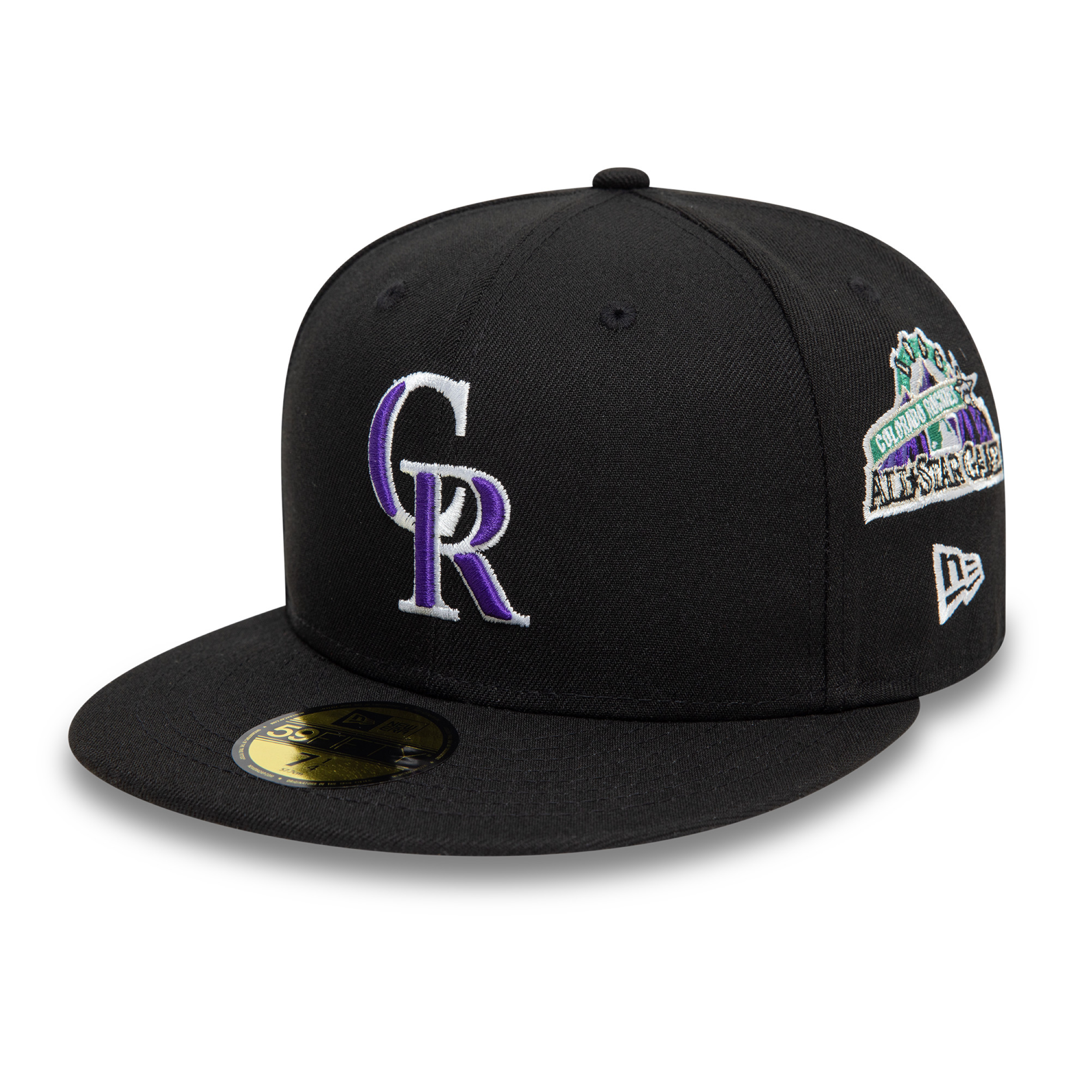 New Era Colorado Rockies 59FIFTY Fitted Cap Schwarz