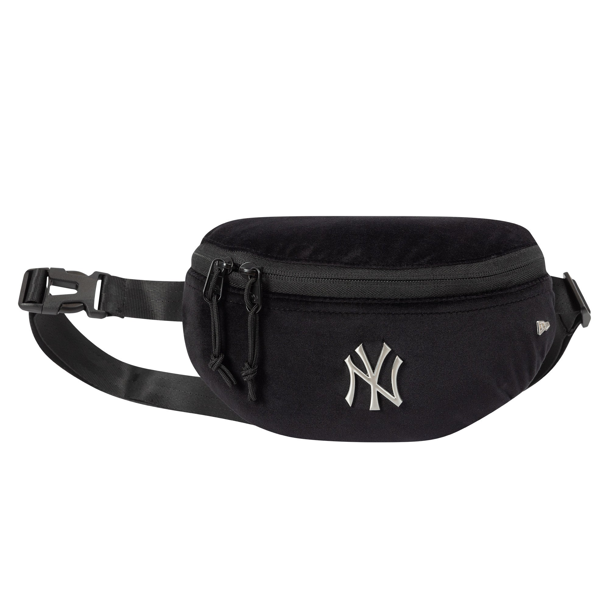 New Era NY Yankees Velour Waist Bag Schwarz