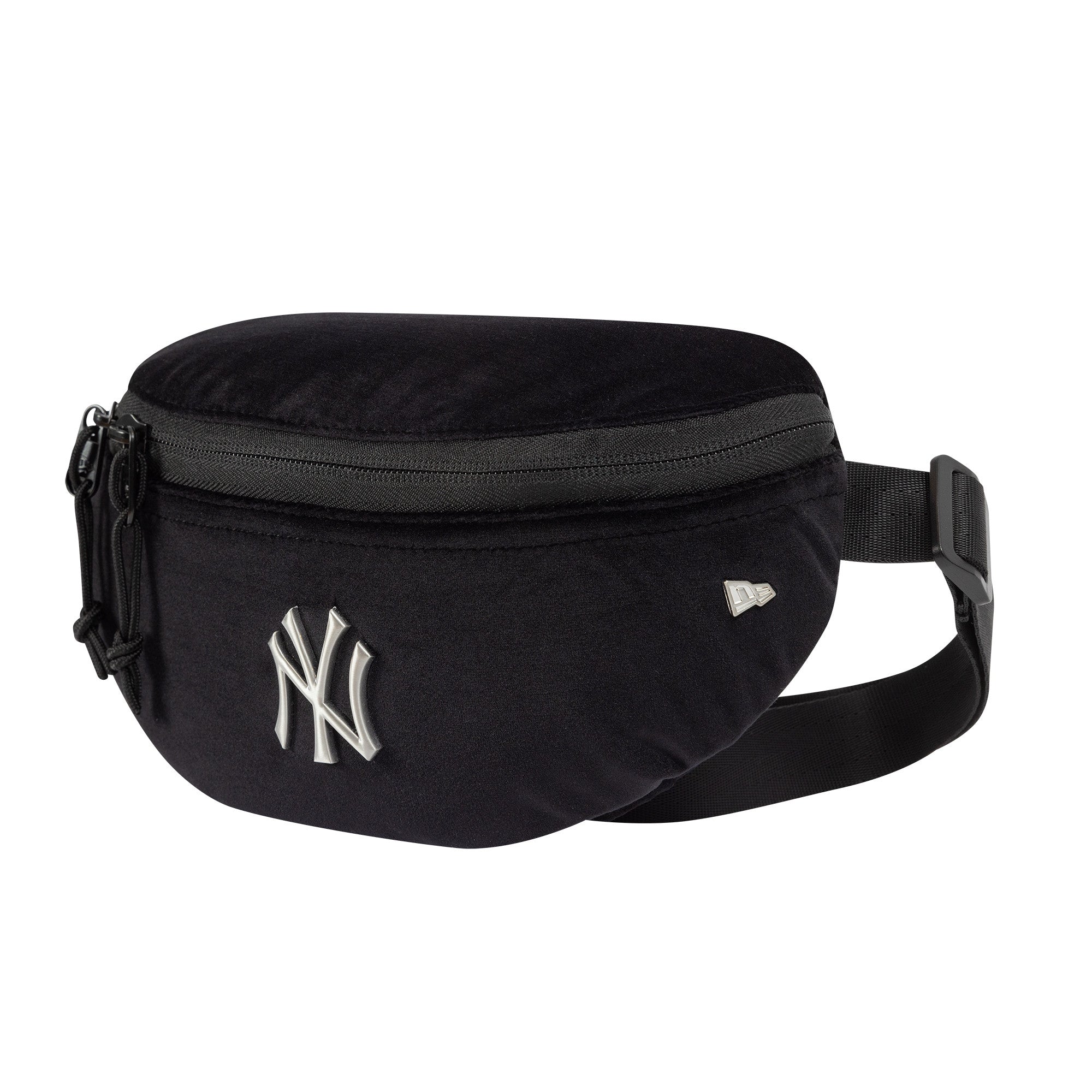 New Era NY Yankees Velour Waist Bag Schwarz