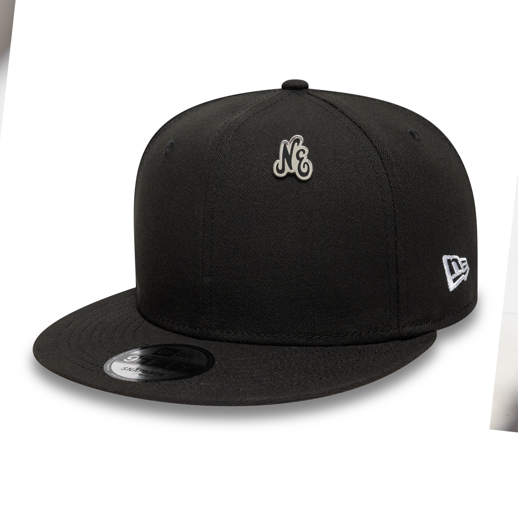 New Era Script Pin Badge