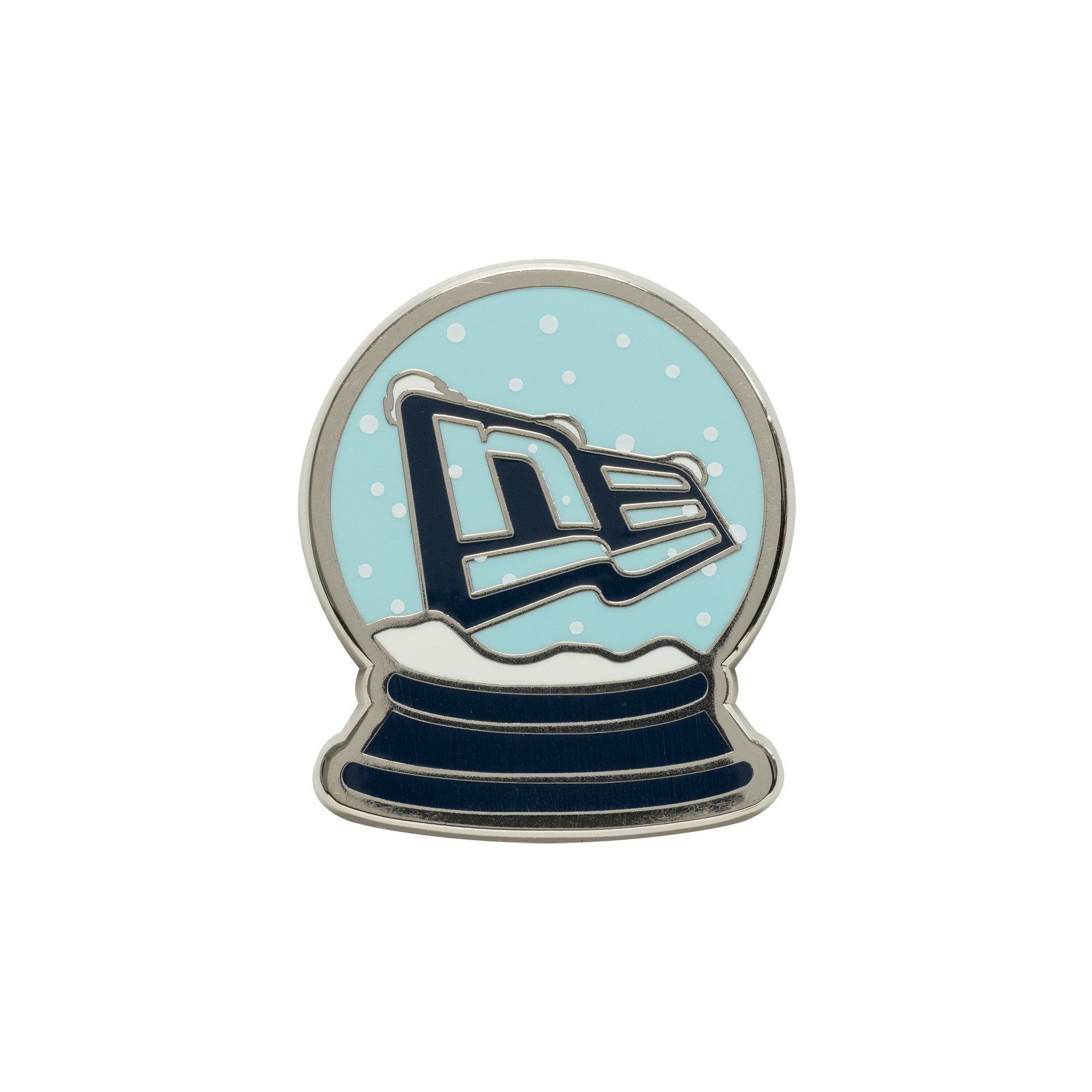 New Era Snowglobe Pin Badge