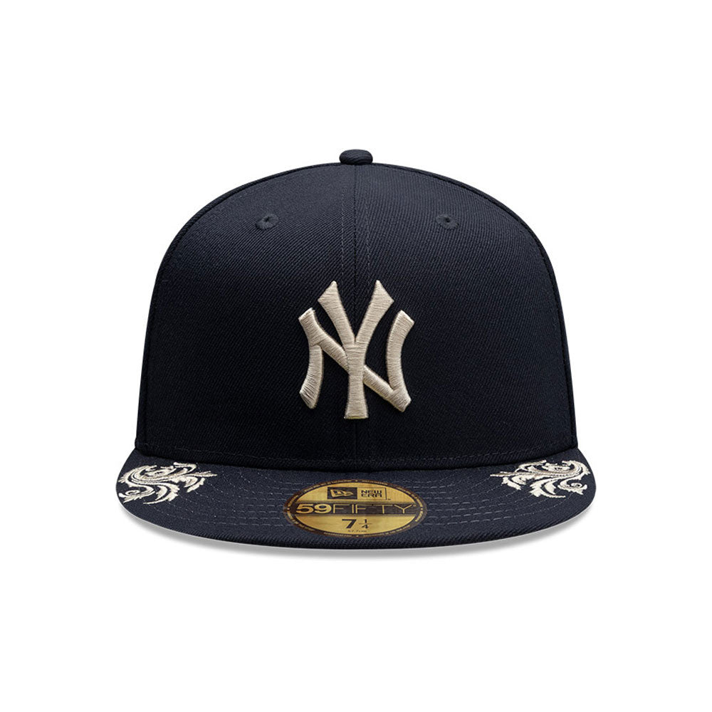 New Era NY Yankees 59FIFTY Wordmark Cap Navy