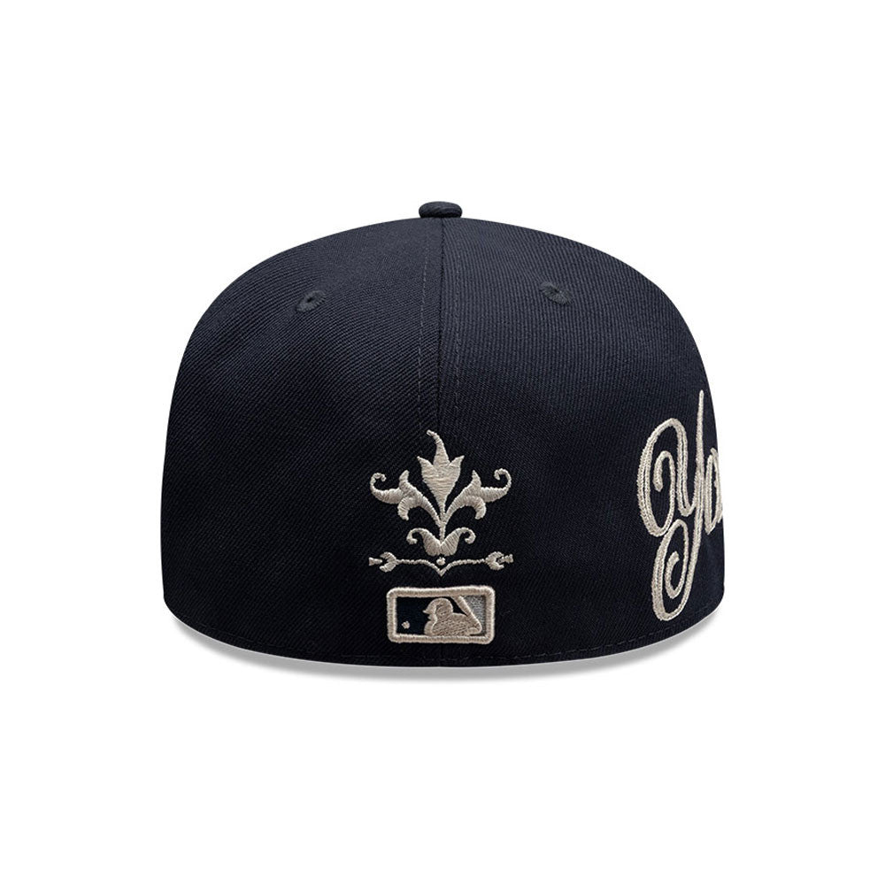 New Era NY Yankees 59FIFTY Wordmark Cap Navy