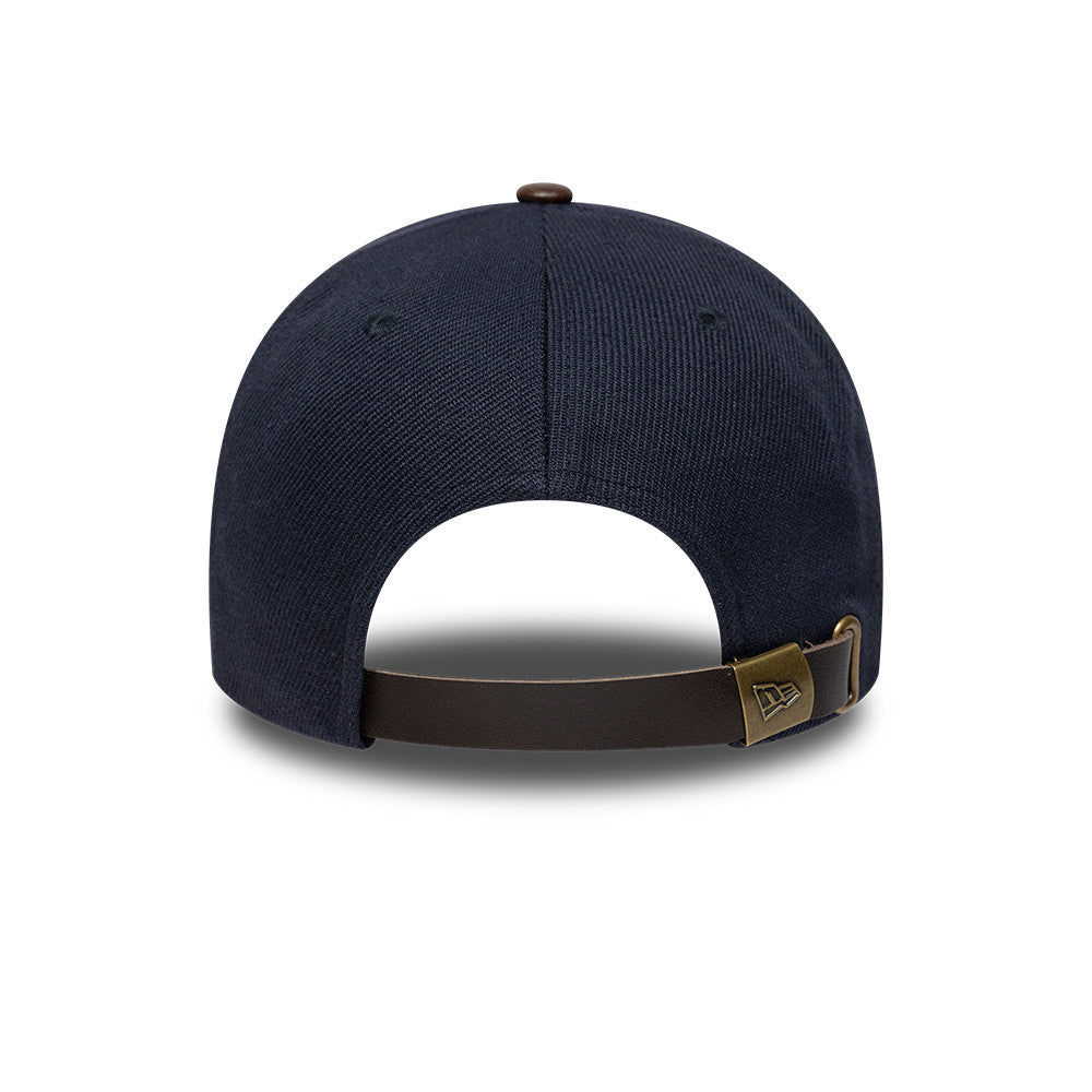 New Era NY Yankees 9FORTY Leather Visor M-Crown Cap