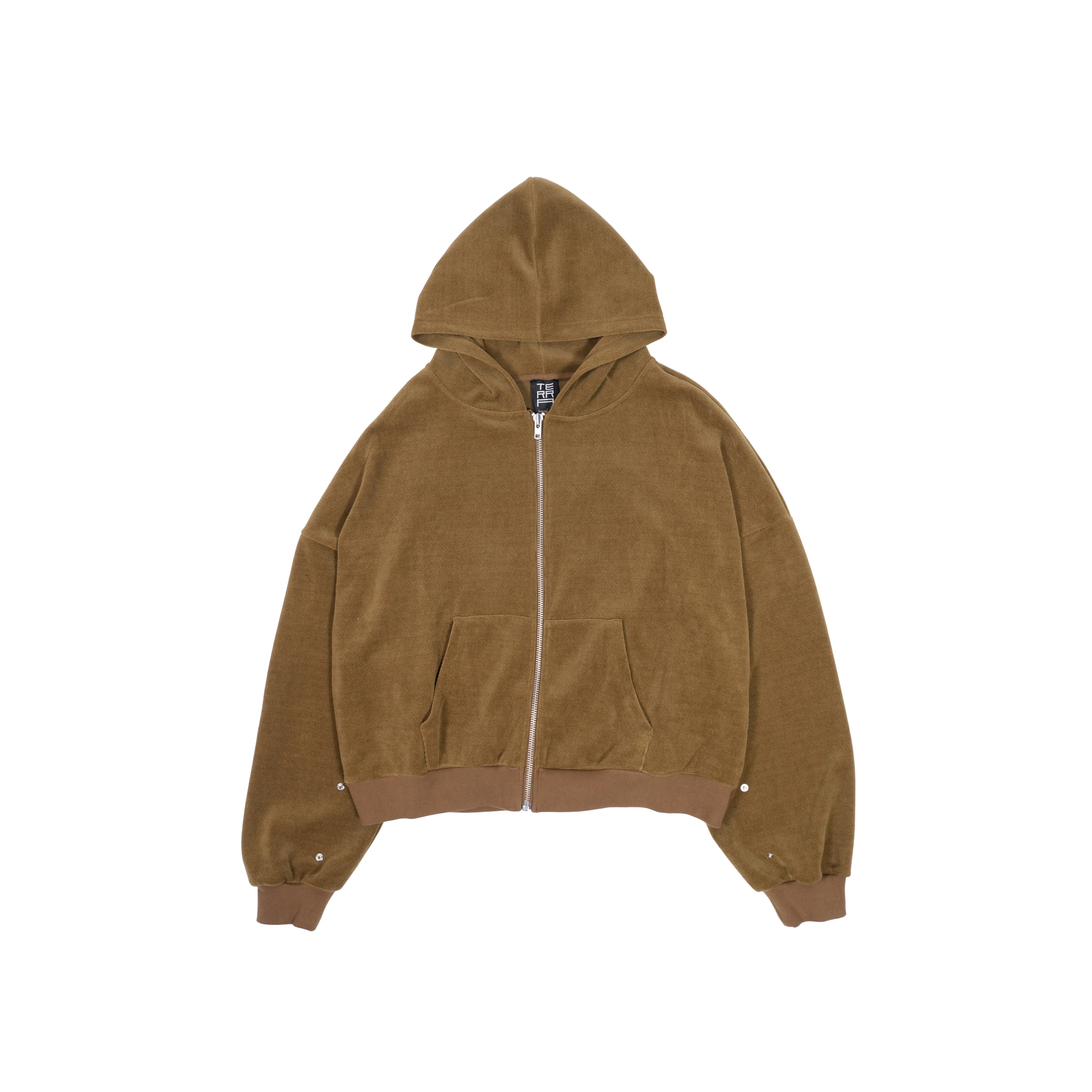 Atelier De Roupa Lanik Zip Hoodie Khaki