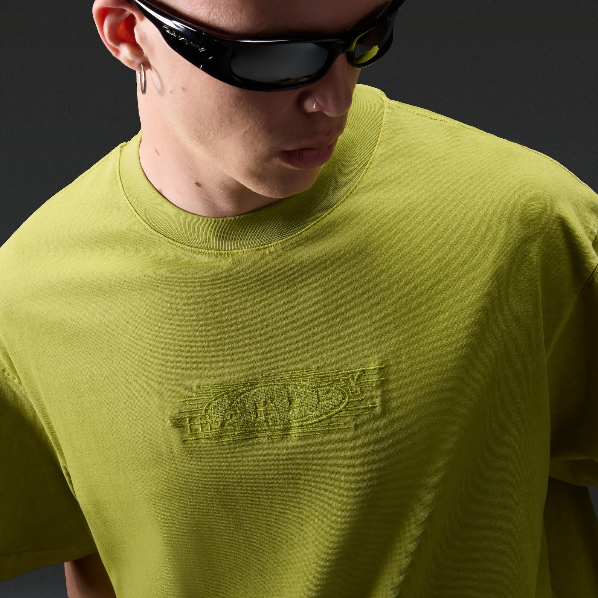 Oakley Echo Mod Embroidered Tee Cactus