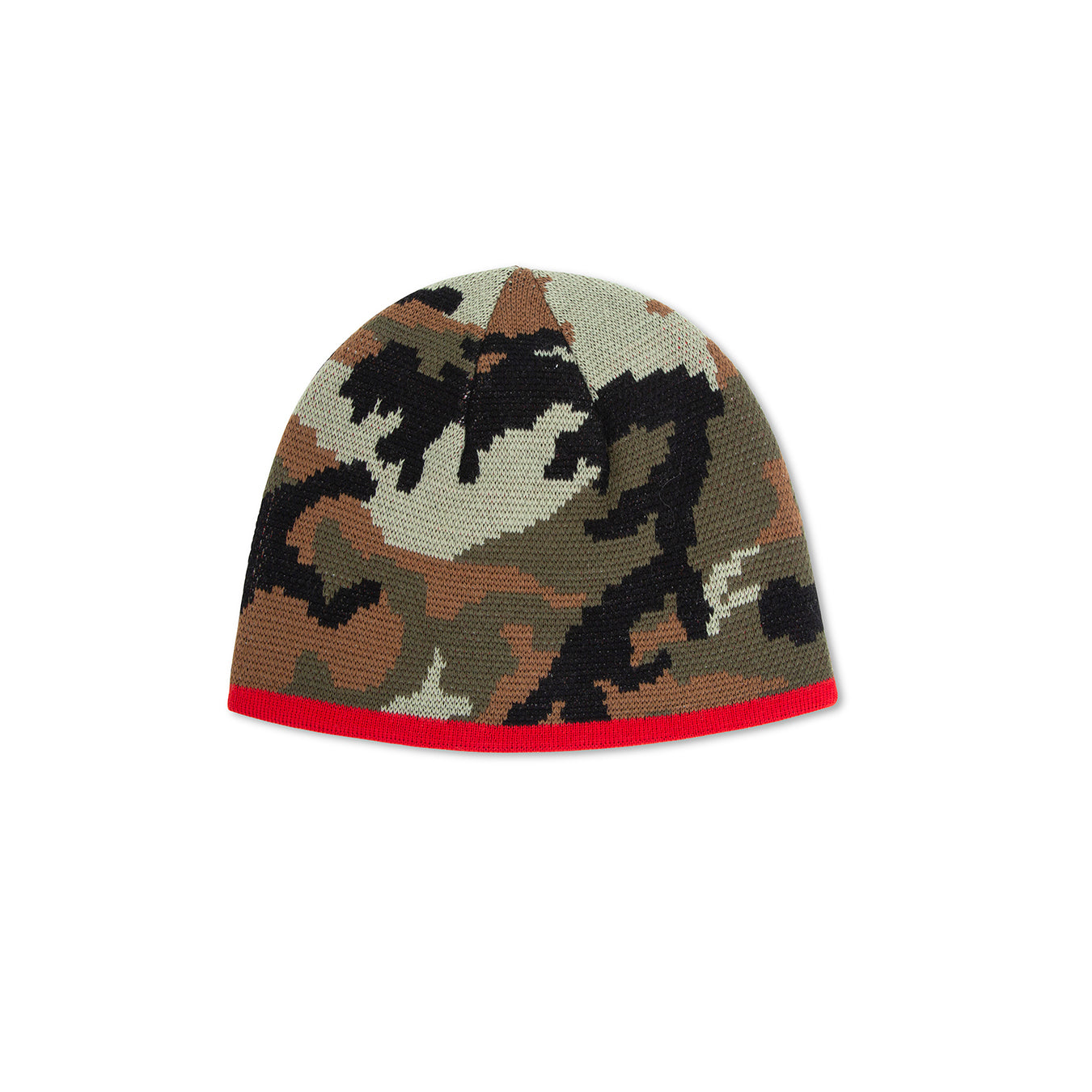 Twojeys Reversible Icon Camo Red Beanie Camo/Red