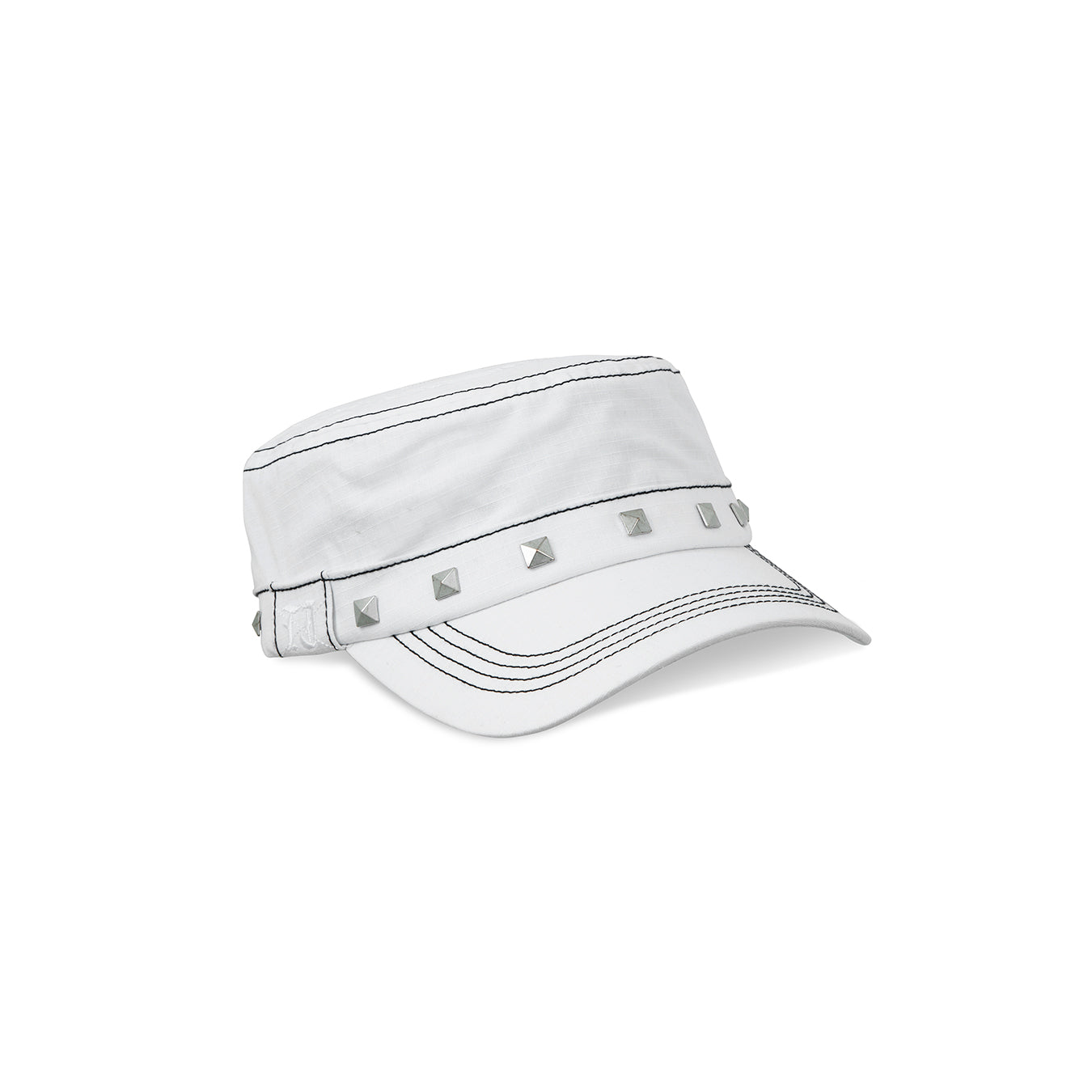 Twojeys Studded Guerrilla Cap White