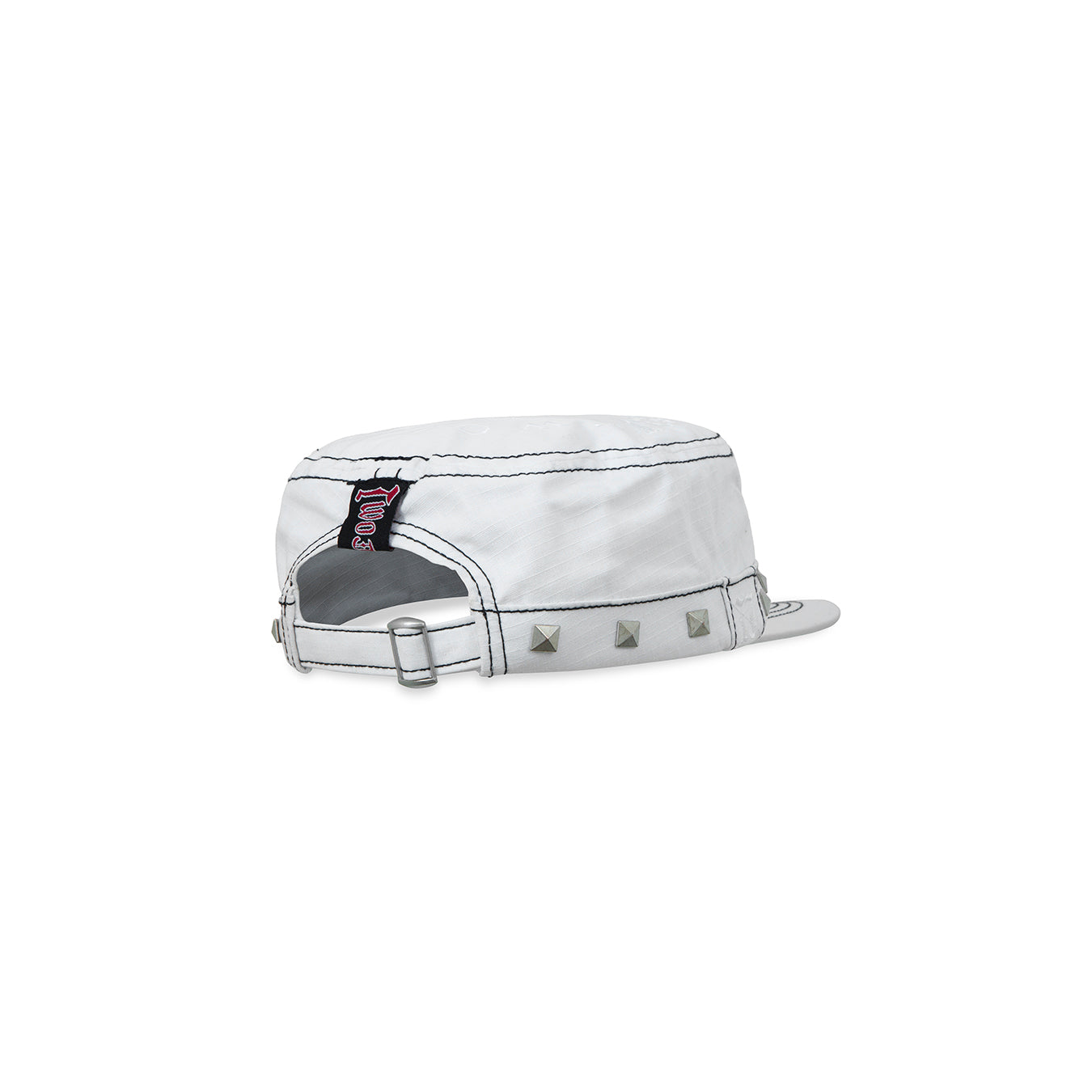 Twojeys Studded Guerrilla Cap White