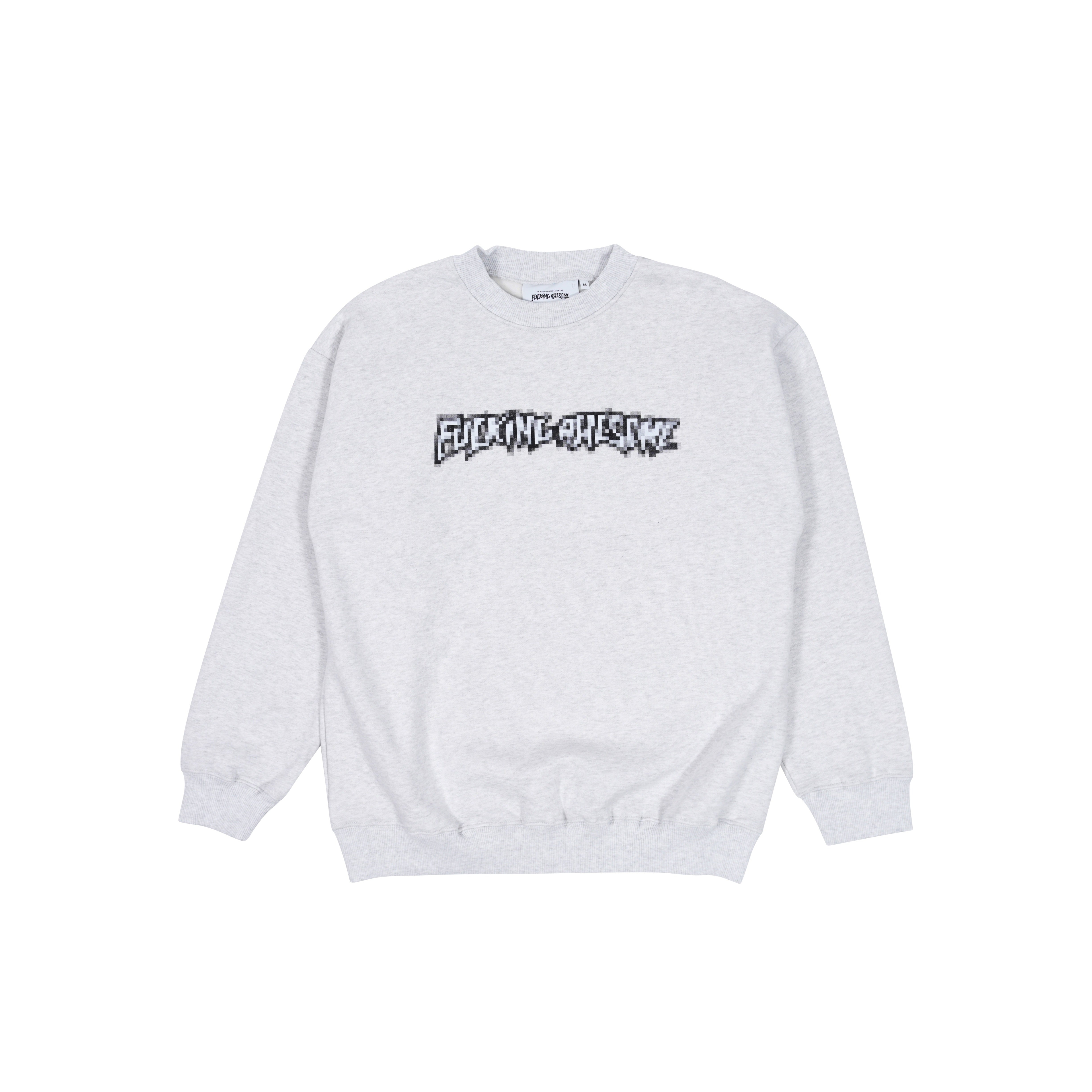 Putain génial Pixel Crewneck Gris