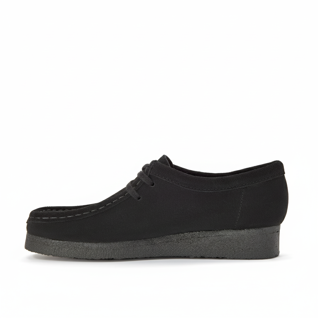 Clarks Originals Wallabee Black Suede Damen