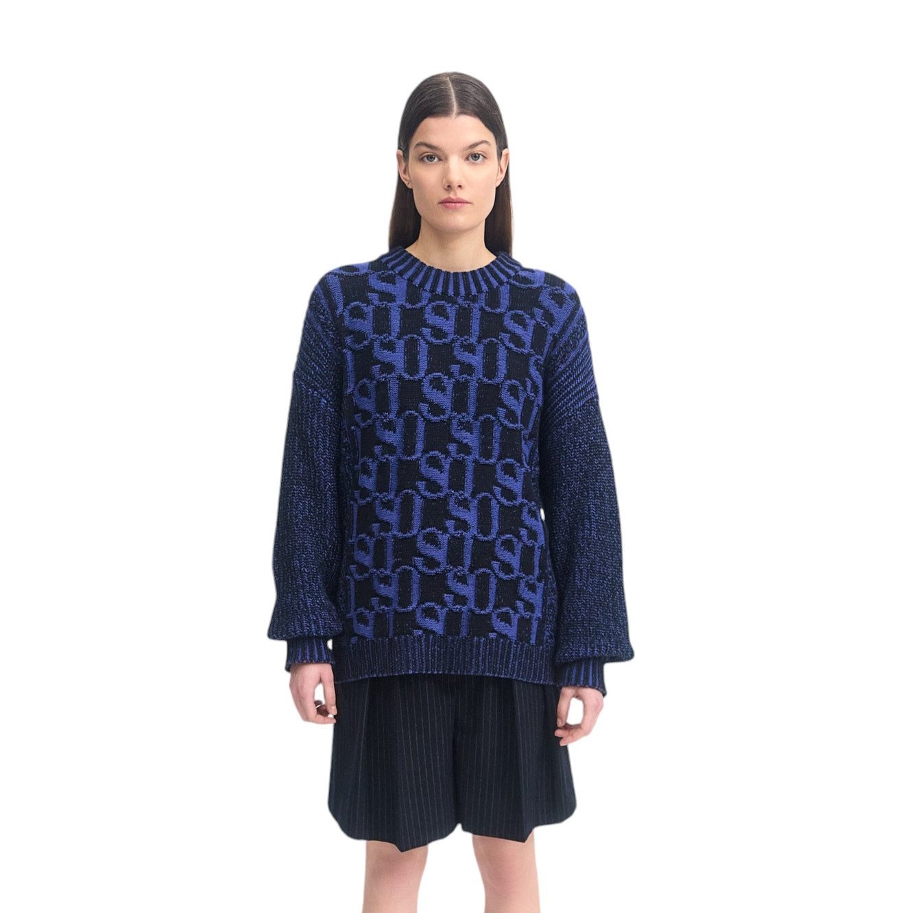 Sleep Over MONOGRAM RIB KNIT JUMPER