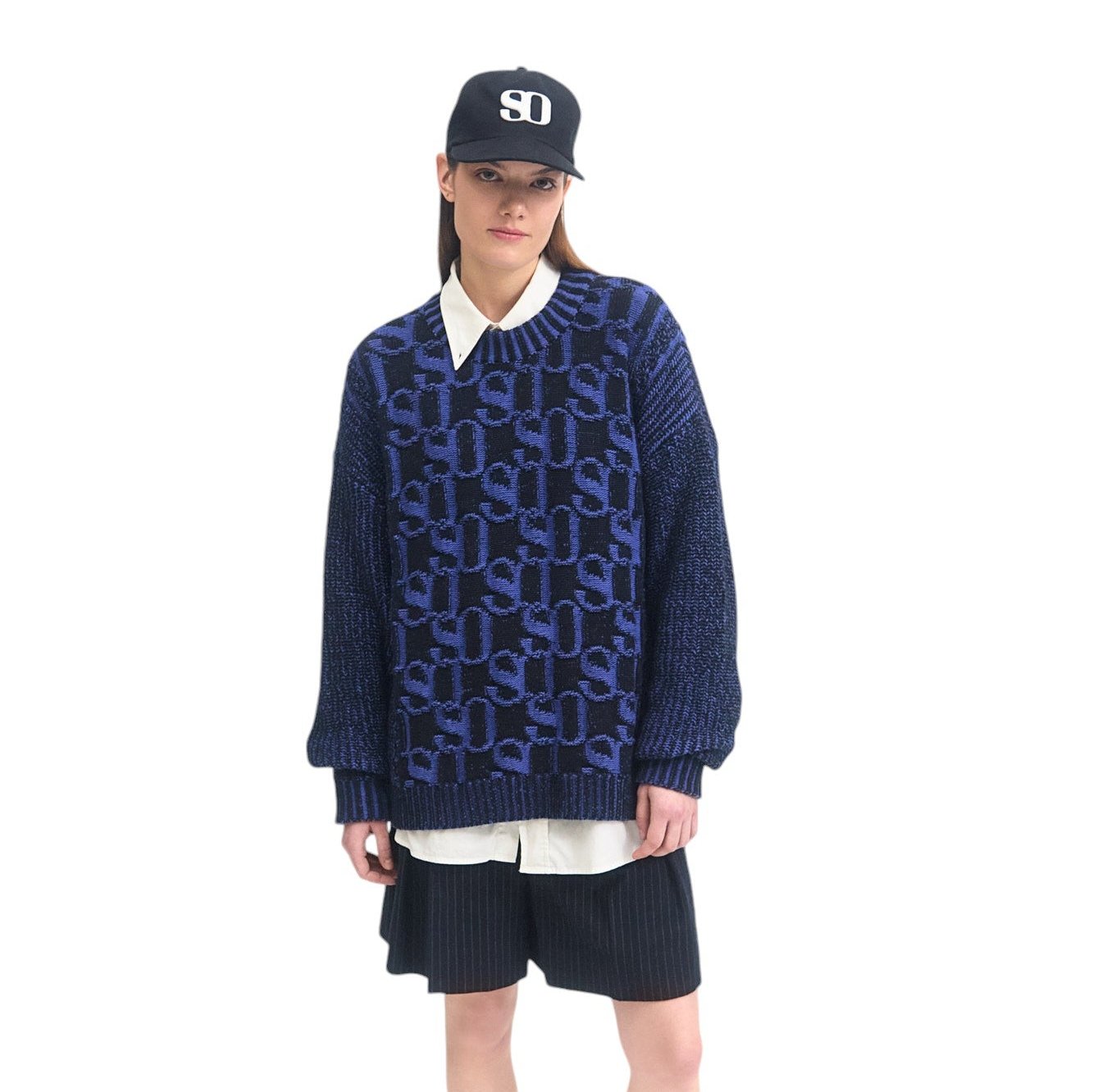 Sleep Over MONOGRAM RIB KNIT JUMPER