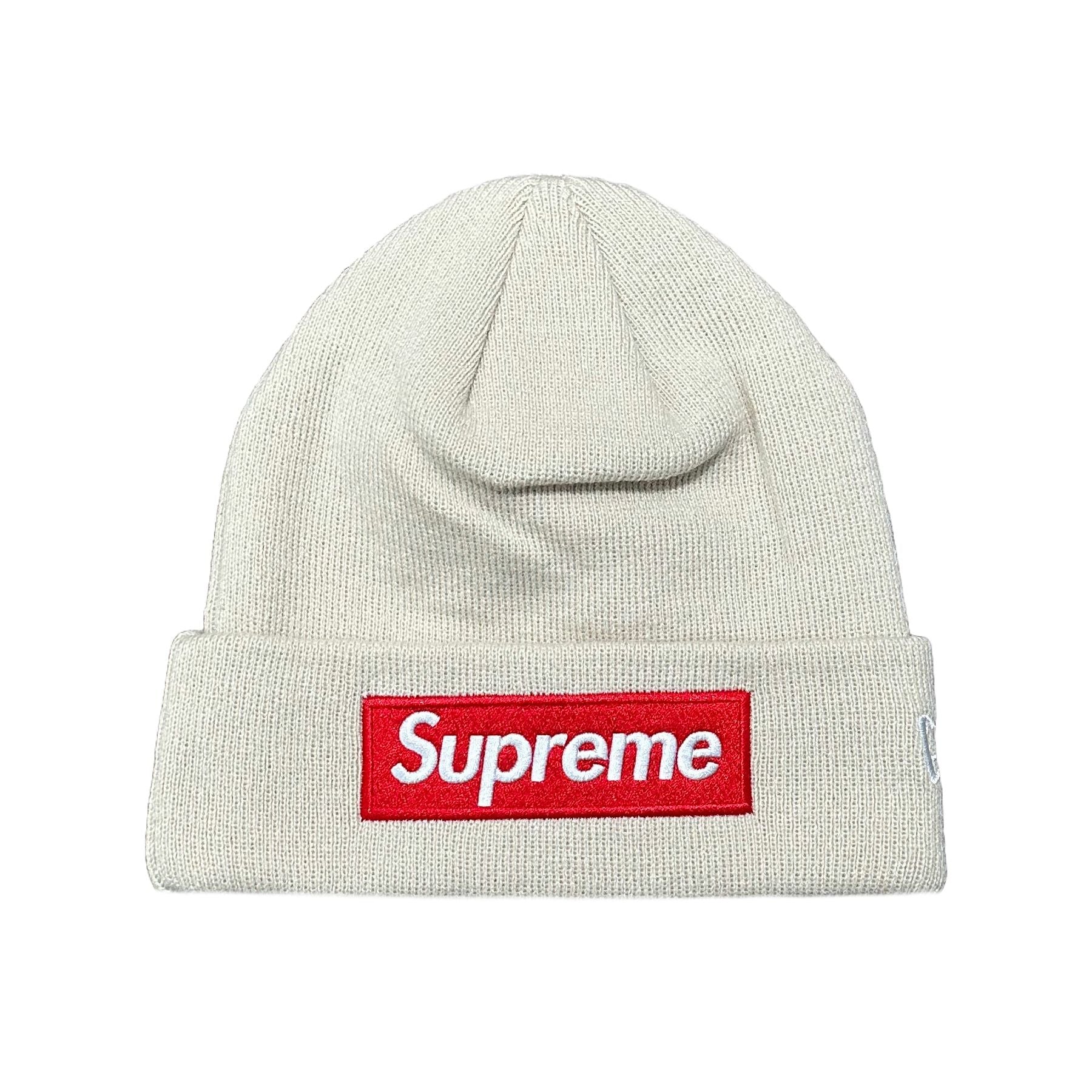 Supreme Box Logo Beanie Natural FW24