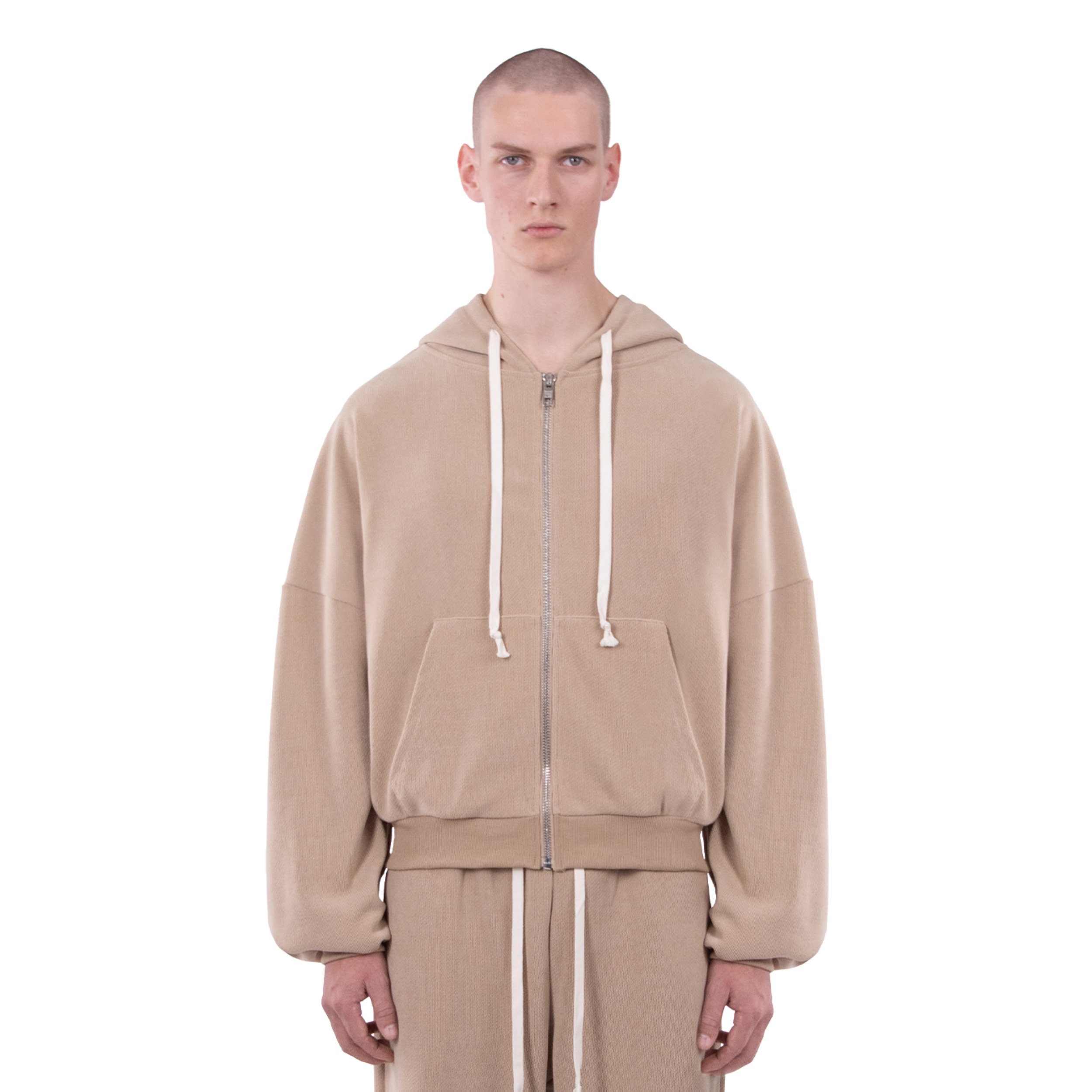 Atelier De Roupa Lanik 2.0 Zip Hoodie Beige